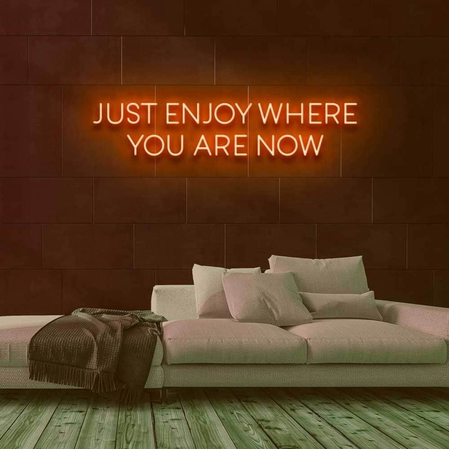Enjoy Where You Are Led Neon Sign - Shineneon