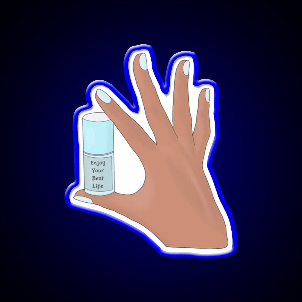 Enjoy Your Best Life Nail Salon Led Neon Sign Rgb Color - Shineneon