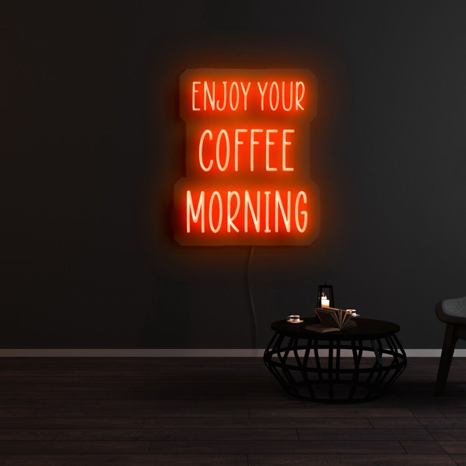 Enjoy Your Coffee Morning Led Neon Sign | Shineneon