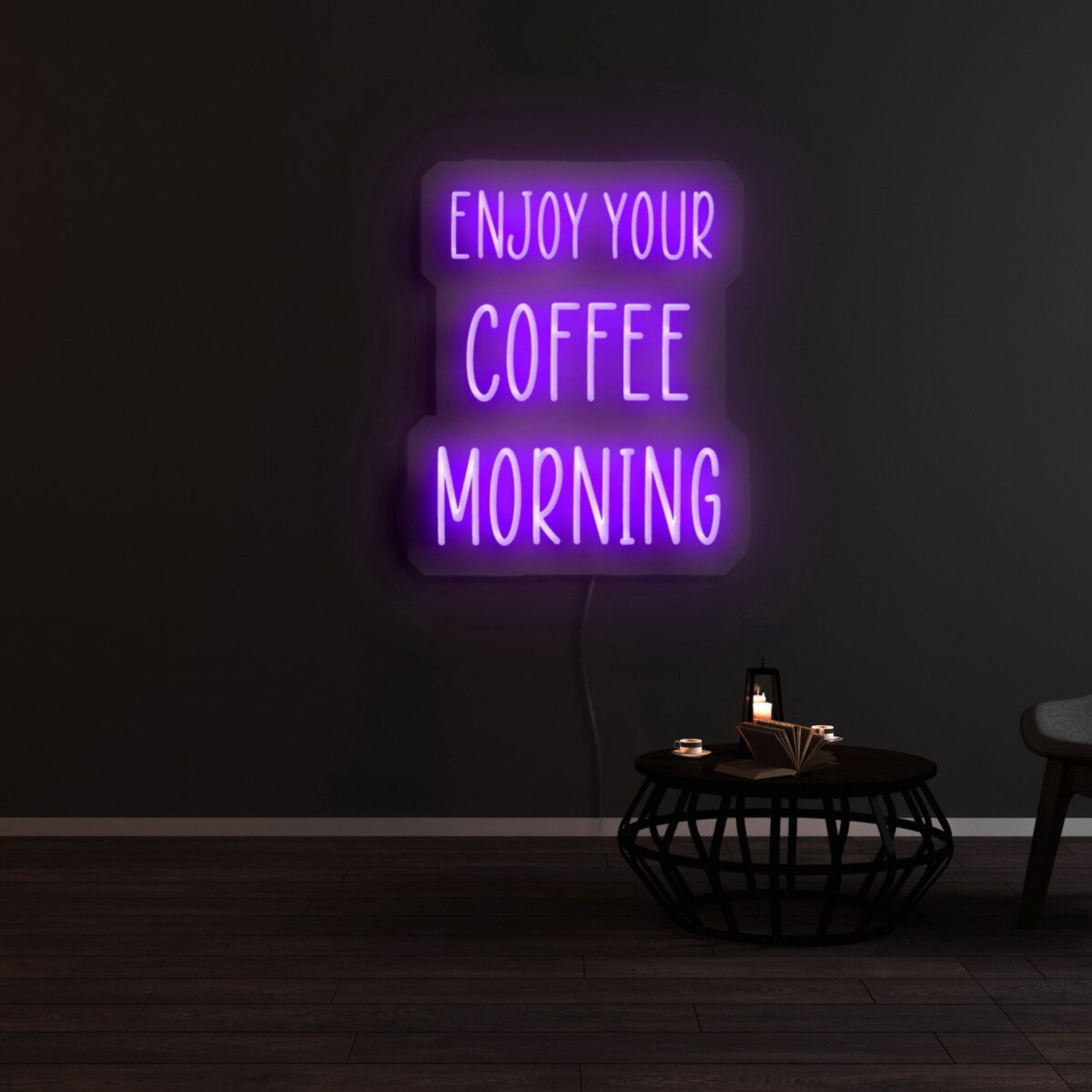 Enjoy Your Coffee Morning Led Neon Sign | Shineneon