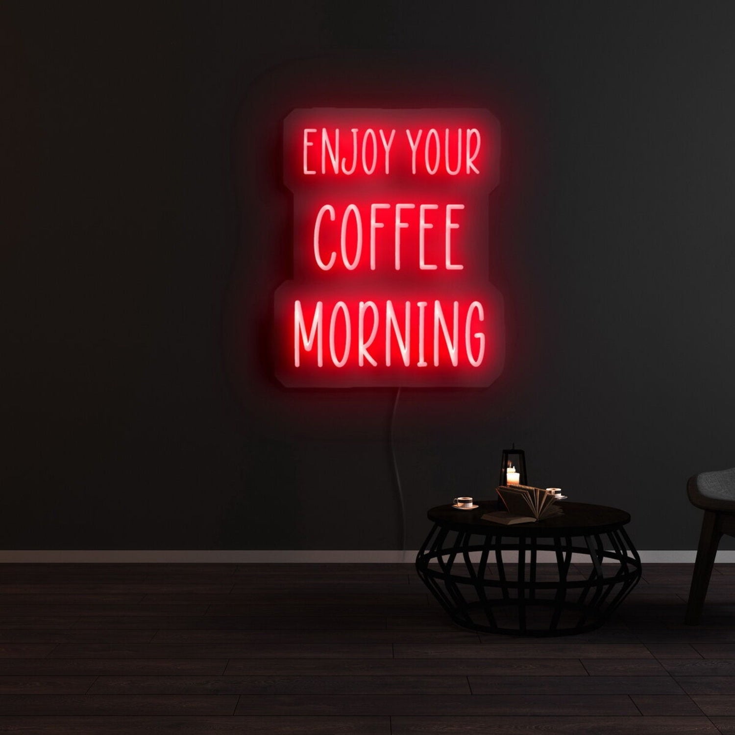 Enjoy Your Coffee Morning Led Neon Sign | Shineneon