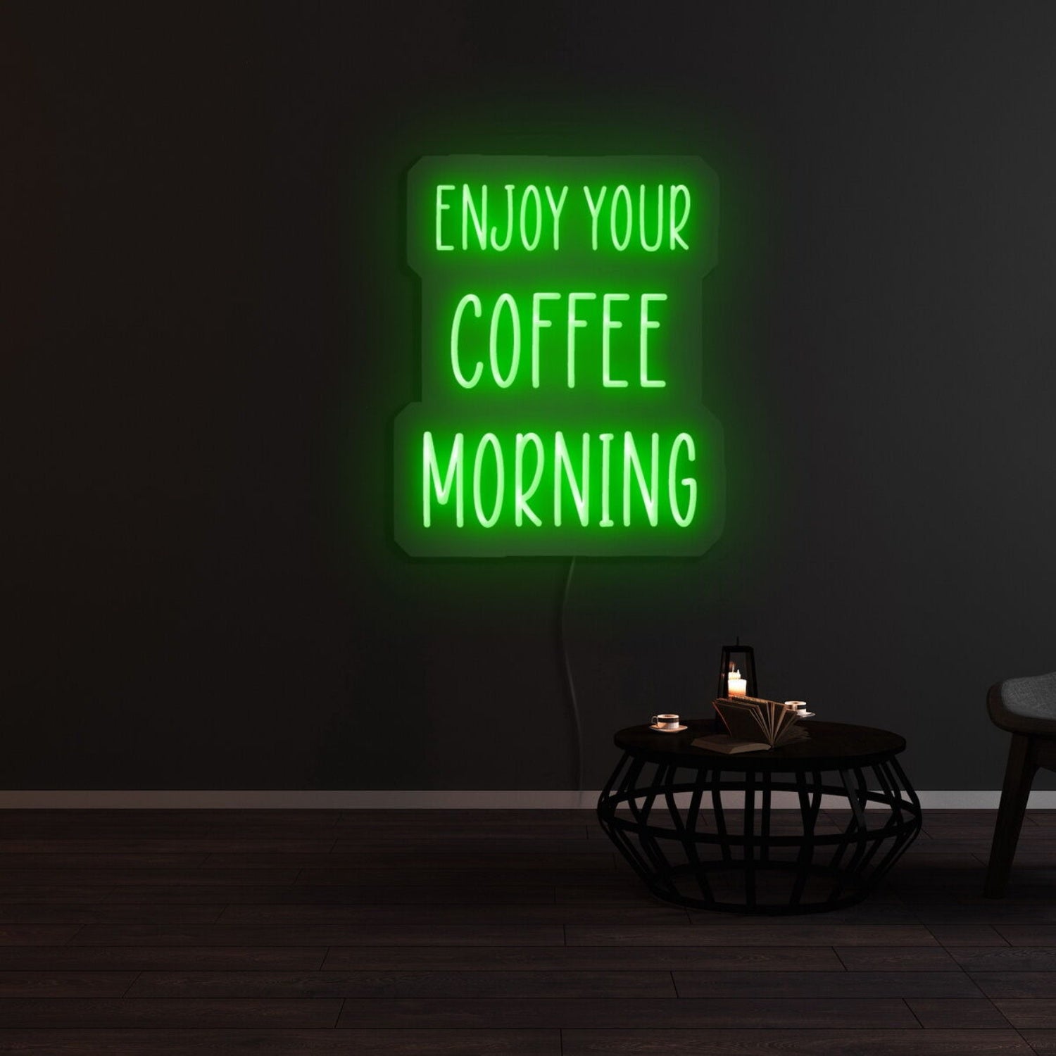 Enjoy Your Coffee Morning Led Neon Sign | Shineneon