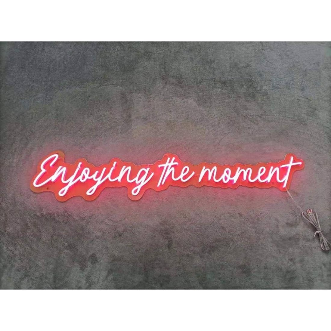 Enjoying The Moment Led Sign Business Neon Sign - Shineneon