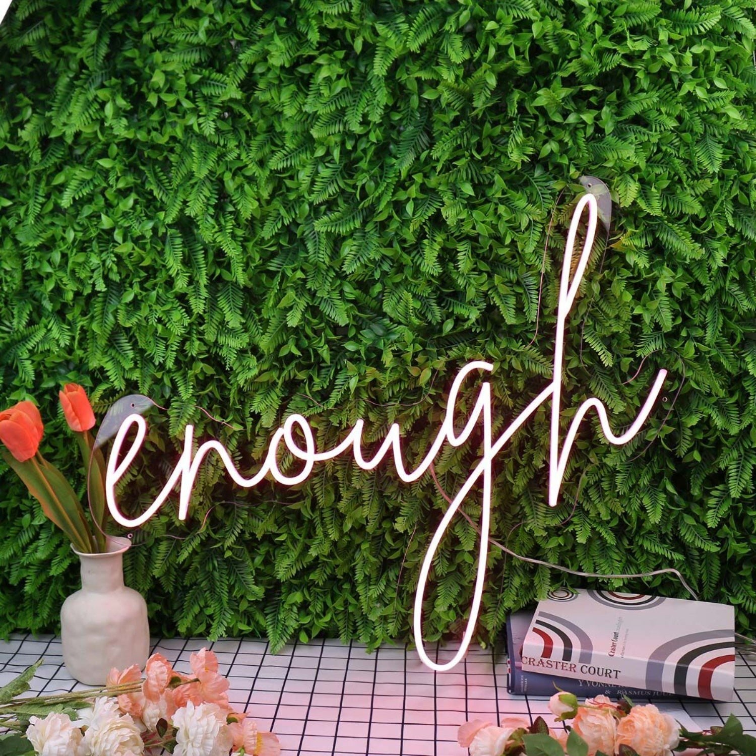 Enough Red Led Neon Sign - Shineneon