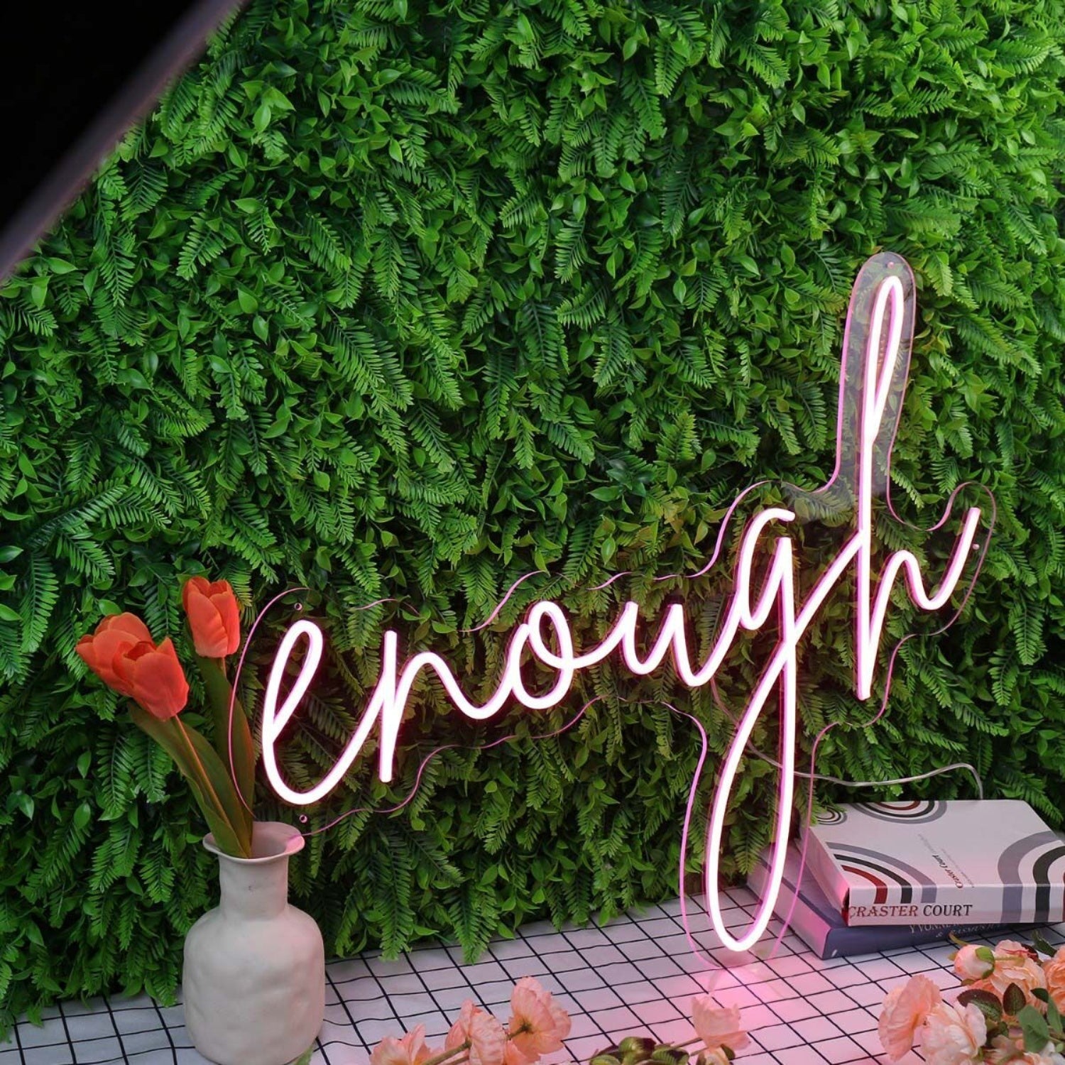 Enough Red Led Neon Sign - Shineneon