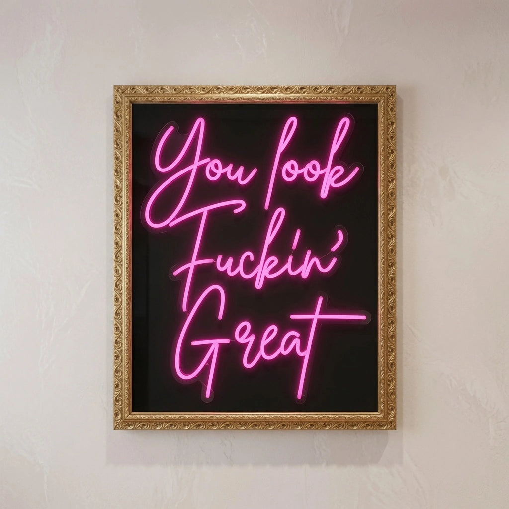 Era Set Aan LED Neon Sign - 04 Size Image