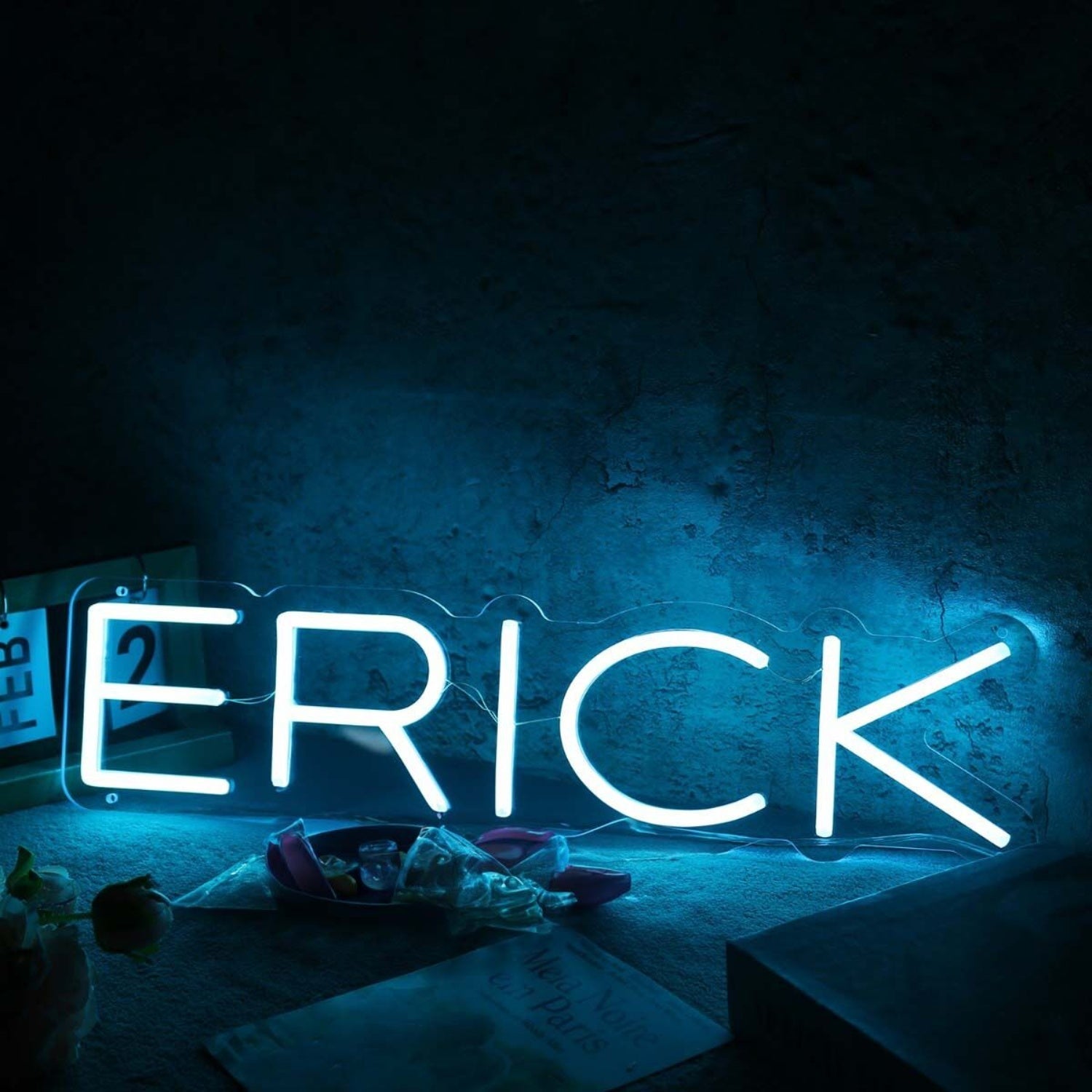 Erick Blue Name Led Neon Sign - Shineneon