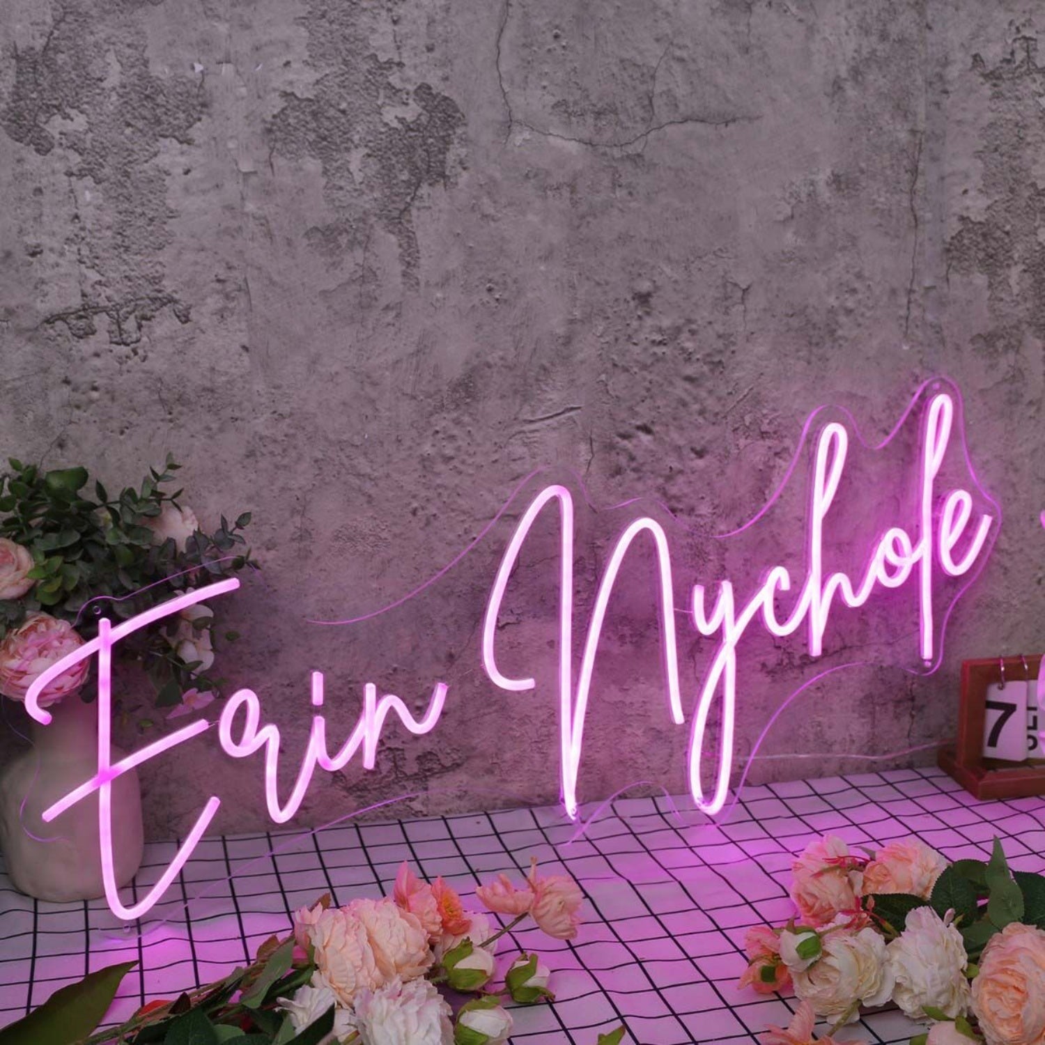 Erin Nychole Pink Led Neon Sign - Shineneon