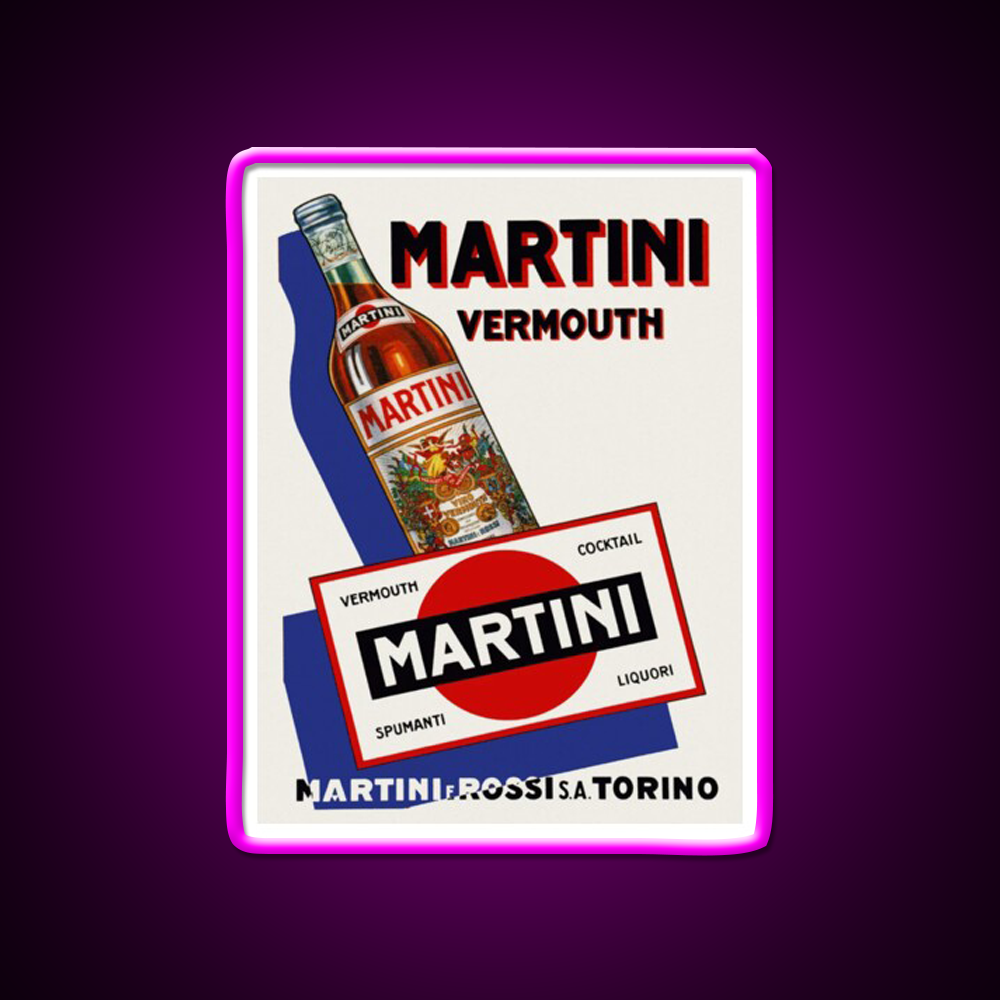 Ermouth Spumanti Sparklings Cocktail Bar Decor Led Neon Sign Rgb Color - Neon sign mounted on wall in room