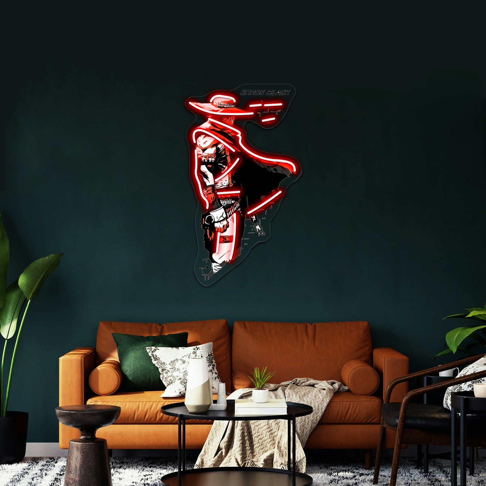 Erron Black Mortal Kombat Fan Artwork Custom Neon Led Sign | Shineneon