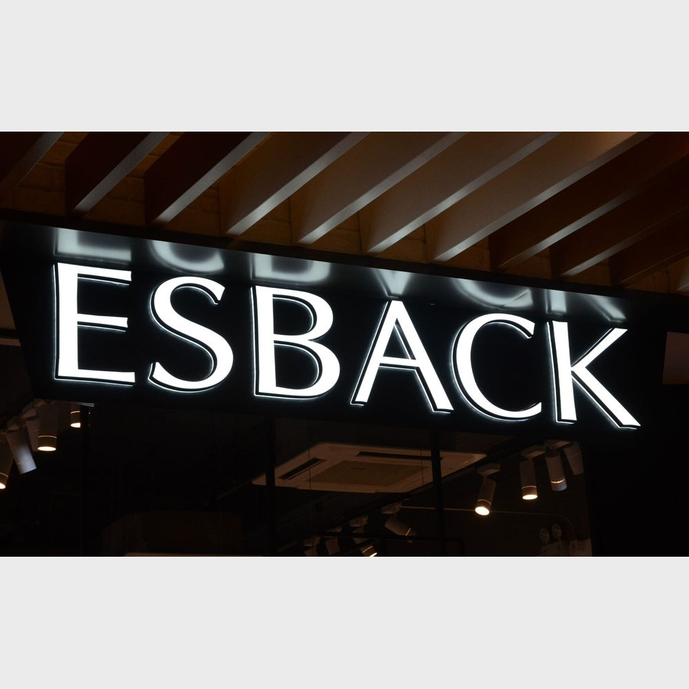 Esback 3D Frontlit Channel Letters Led Light Sign