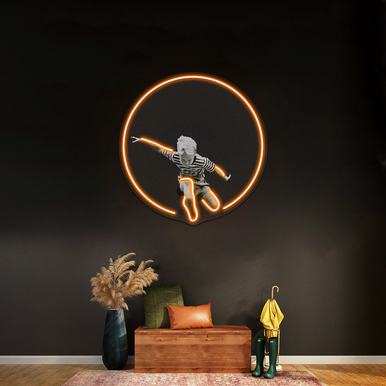 Escape From The Black Hole Artwork Custom Neon Led Sign