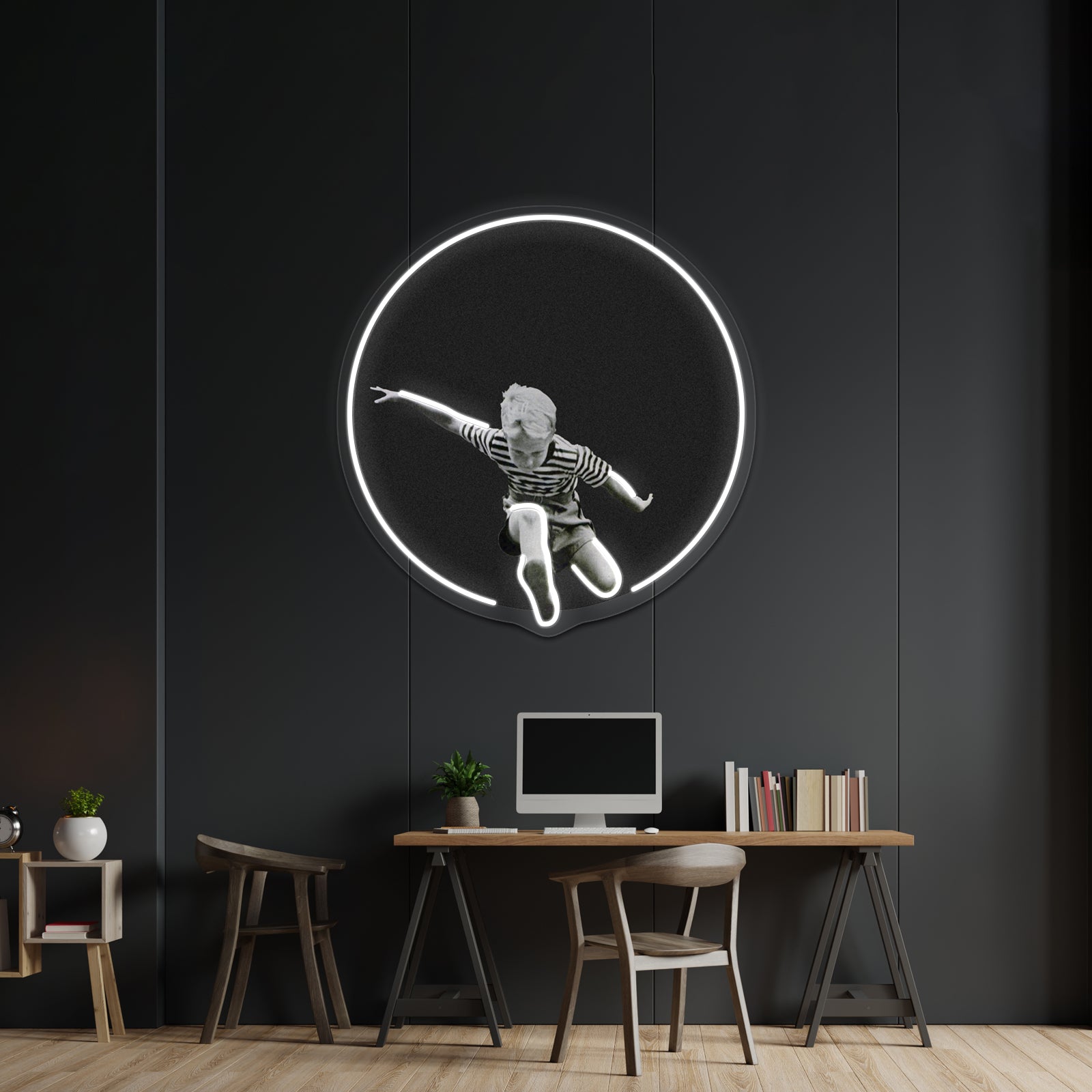 Escape From The Black Hole Artwork Custom Neon Led Sign