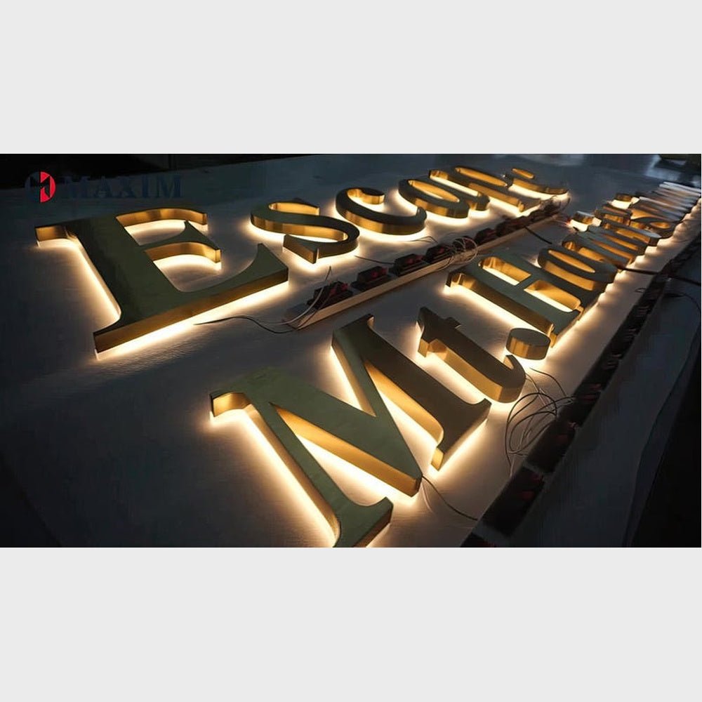 Escape Mt Hamilton 3D Backlit Channel Letters Led Light Sign - Shineneon