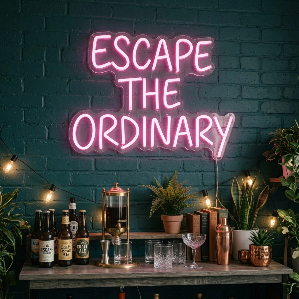 Escape The Ordinary On LED Neon Sign - 01 Original Product Image