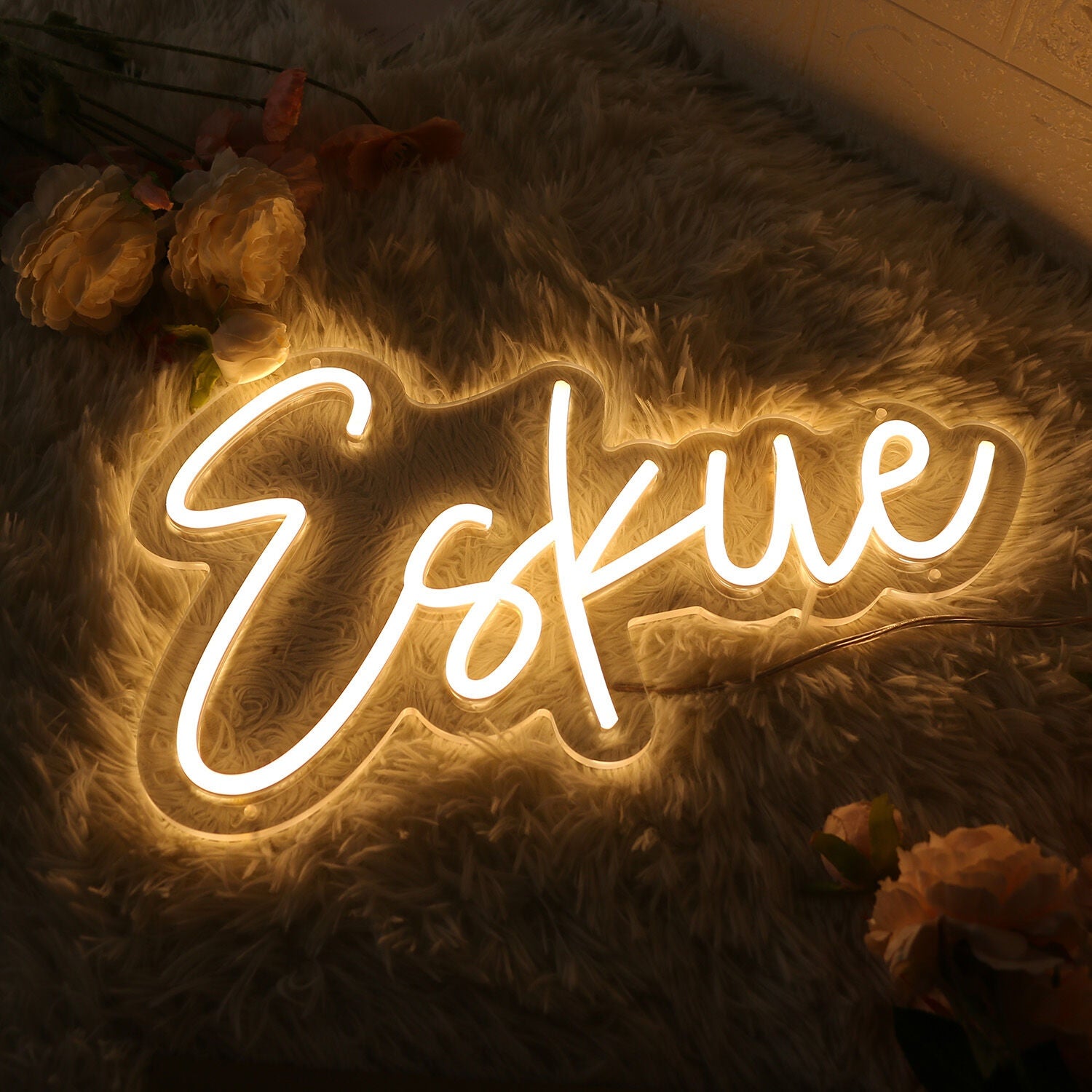 Eskue Yellow Led Neon Sign - Shineneon