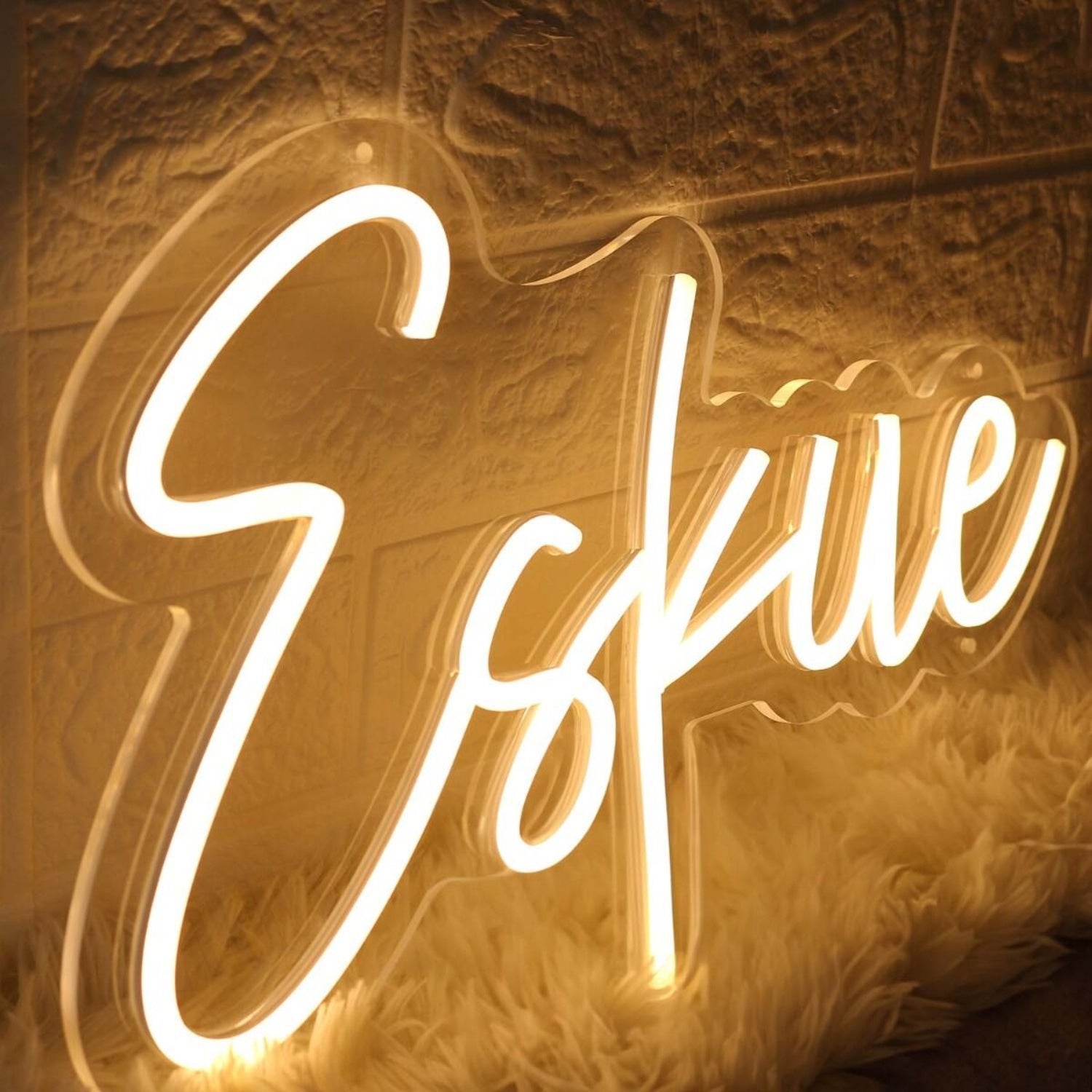 Eskue Yellow Led Neon Sign - Shineneon