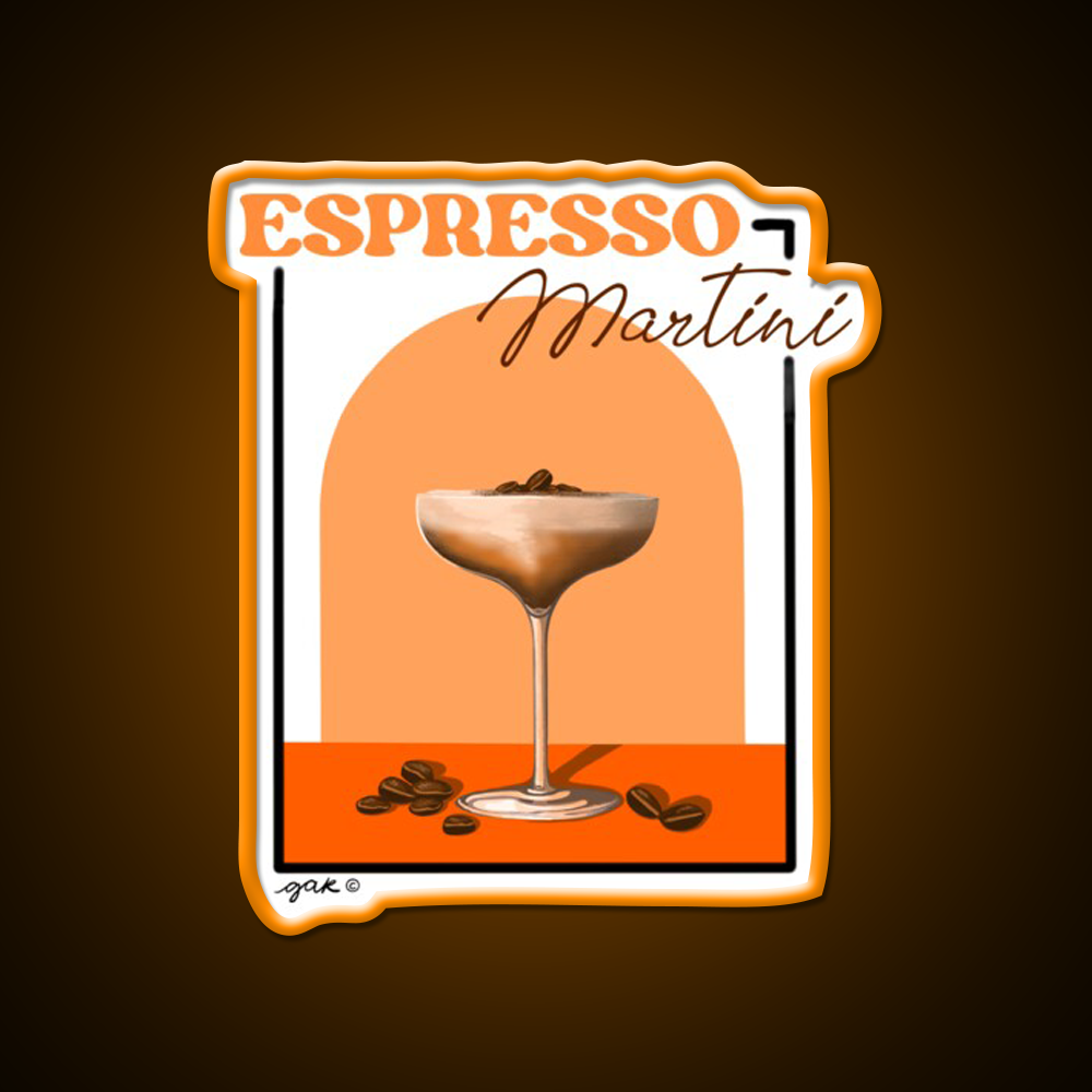 Espresso Martini Cocktail Bar Decor Led Neon Sign Drink Lounge Art Rgb Color - LED neon sign view 6