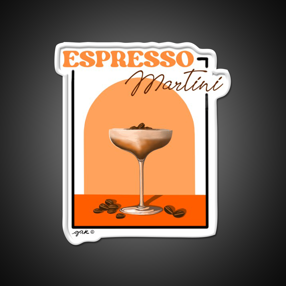 Espresso Martini Cocktail Bar Decor Led Neon Sign Drink Lounge Art Rgb Color - LED neon sign view 11