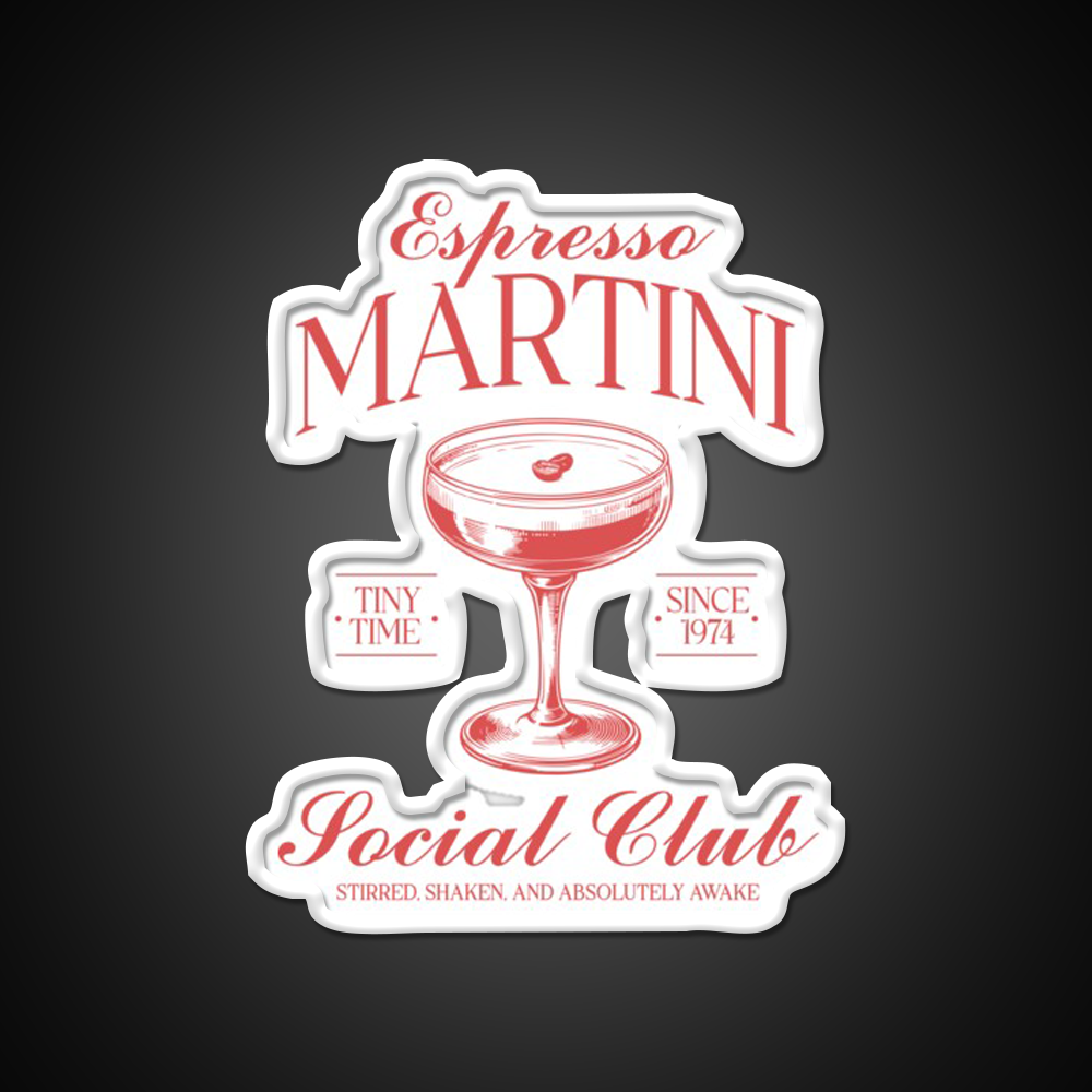 Espresso Martini Cocktail Bar Decor Led Neon Sign Drink Wall Art Rgb Color - LED neon sign view 11
