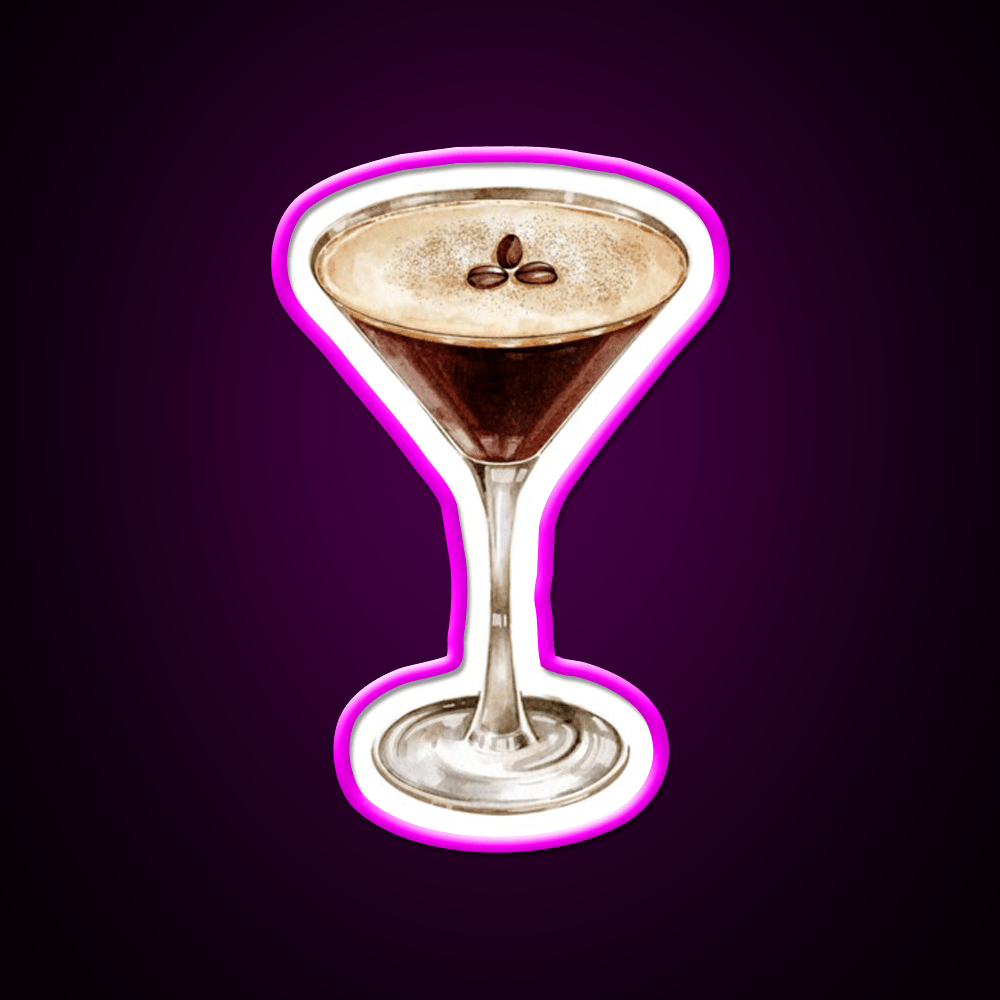 Espresso Martini Cocktail Bar Decor Led Neon Sign Neon Party Sign Rgb Color - Shineneon