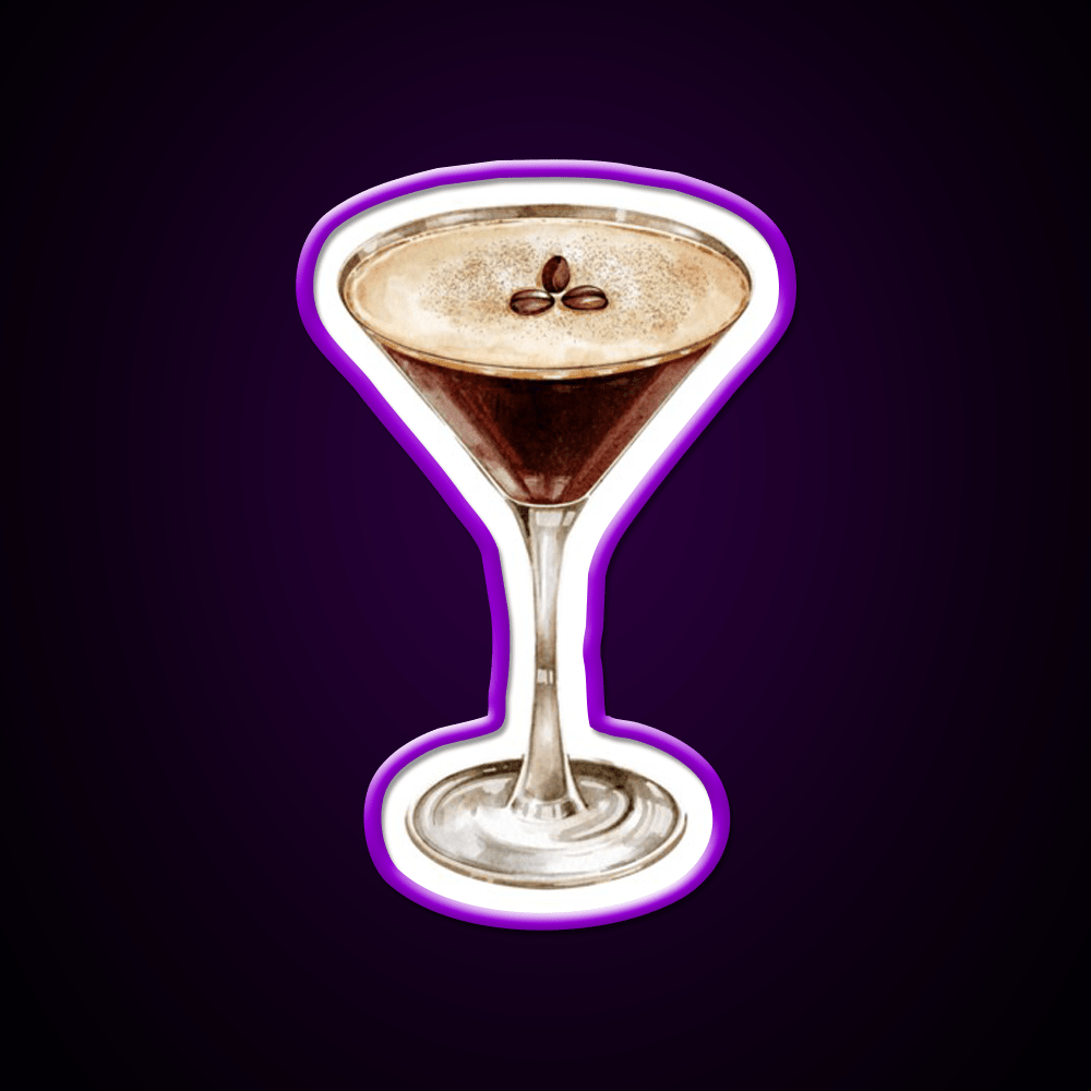 Espresso Martini Cocktail Bar Decor Led Neon Sign Neon Party Sign Rgb Color - Shineneon