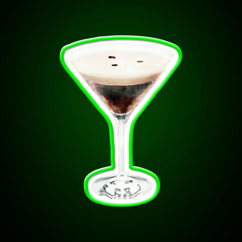 Espresso Martini Cocktail Bar Decor Led Neon Sign Party Neon Sign Rgb Color - Shineneon