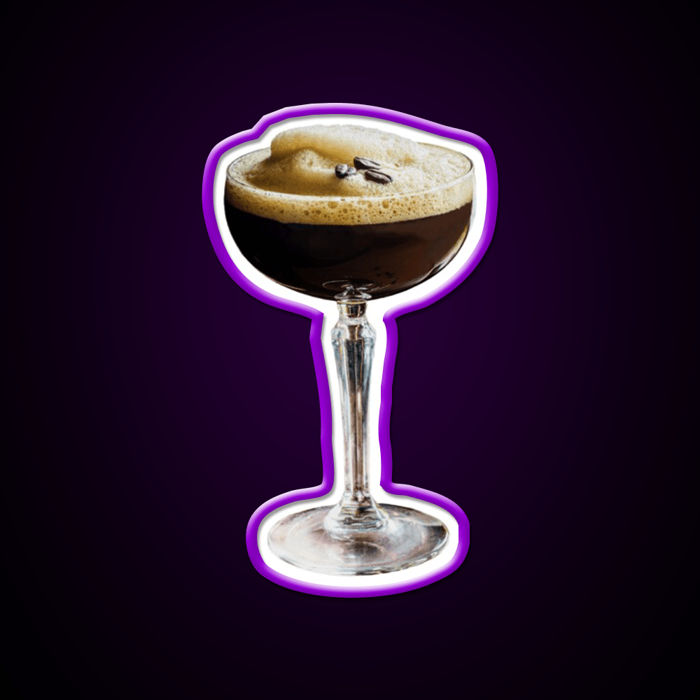 Espresso Martini Cocktail Bar Decor Led Neon Sign Rgb Color - Shineneon