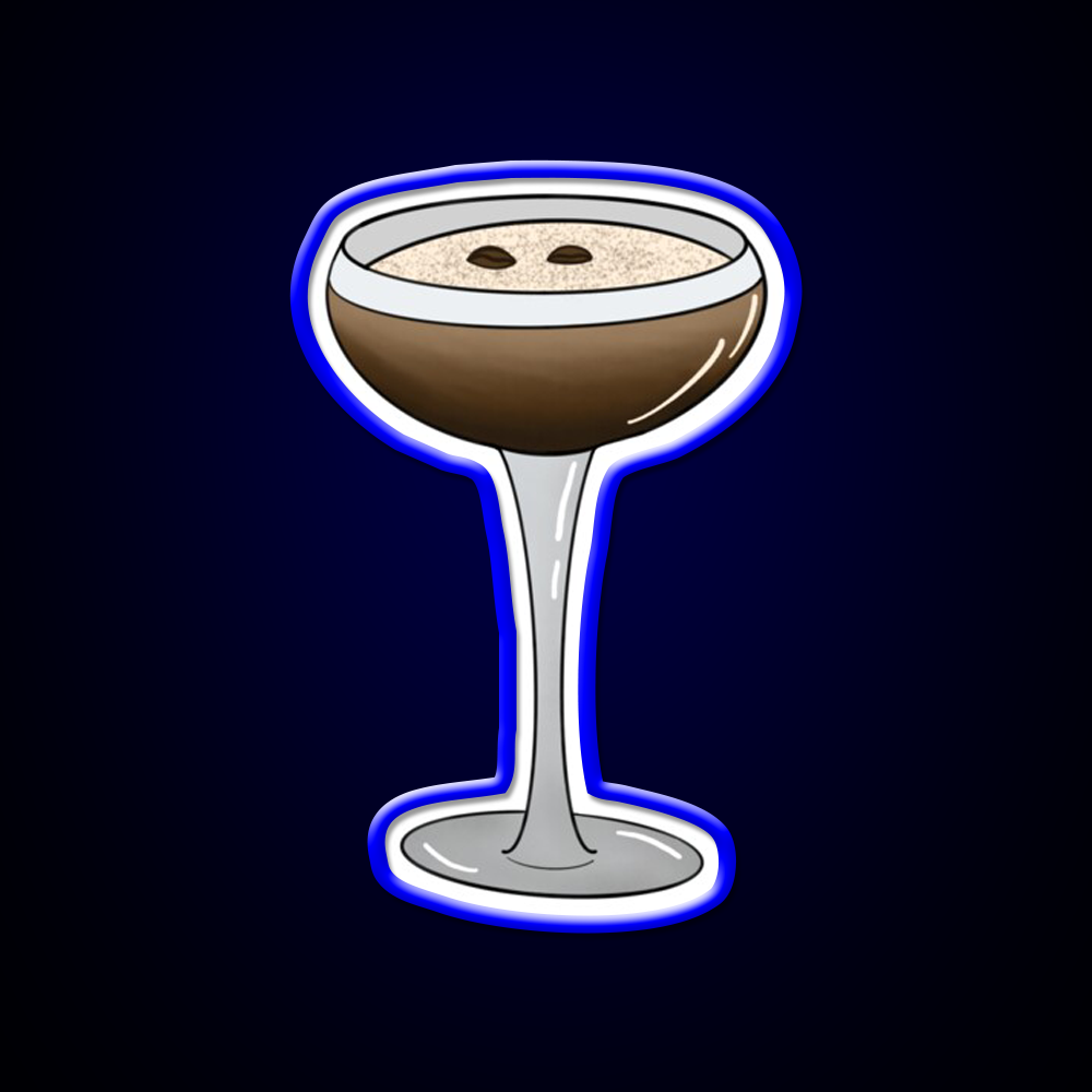 Espresso Martini Glass Cocktail Bar Decor Led Neon Sign Rgb Color - LED neon sign view 5