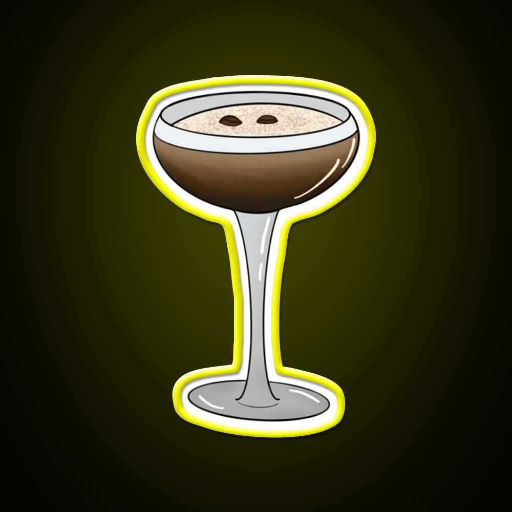 Espresso Martini Glass Cocktail Bar Decor Led Neon Sign Rgb Color - LED neon sign view 7