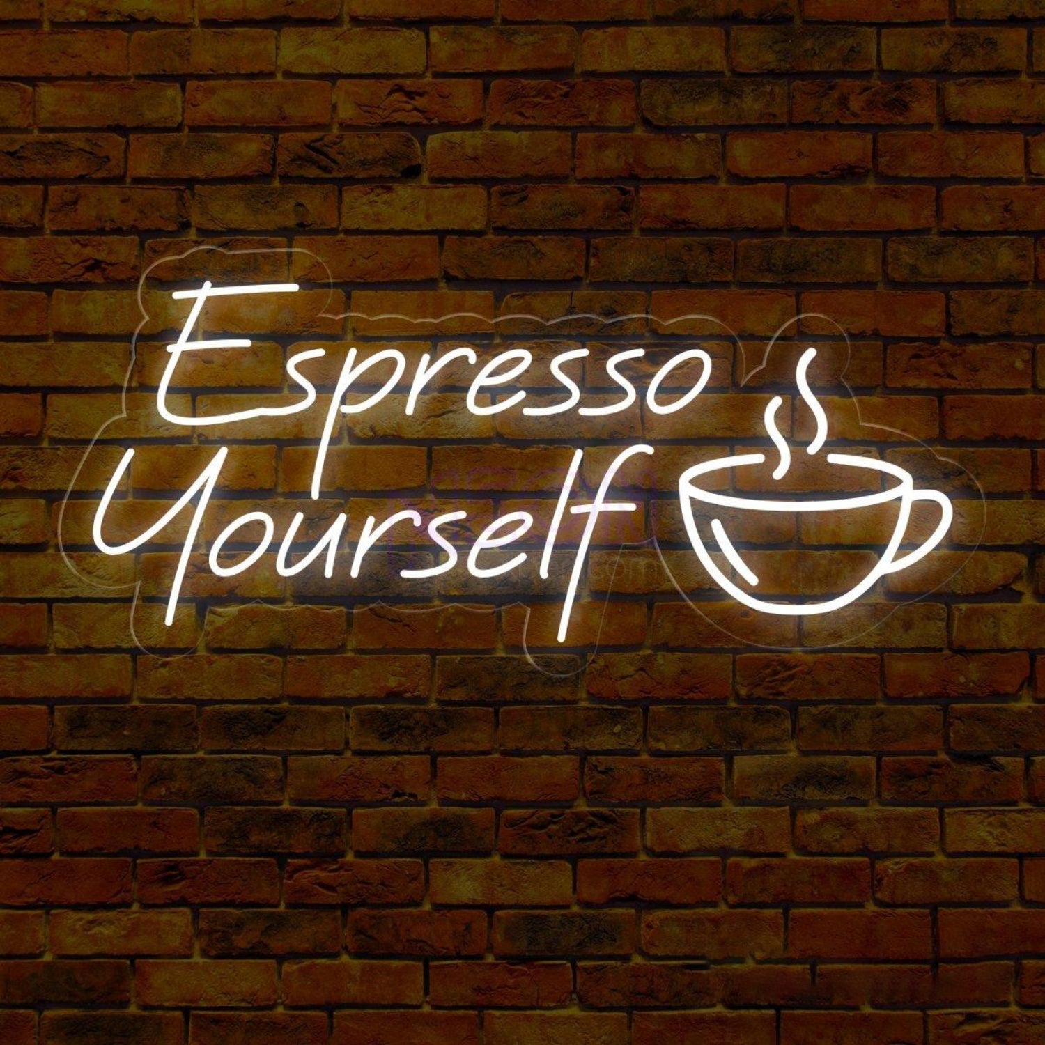 Espresso Yourself Coffee Cup Led Neon Sign For Cafe Window Decor | Shineneon