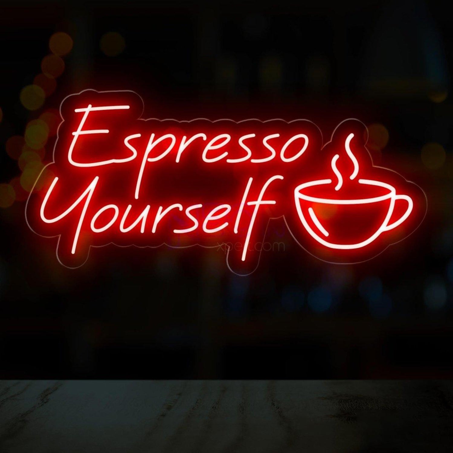 Espresso Yourself Coffee Cup Led Neon Sign For Cafe Window Decor | Shineneon