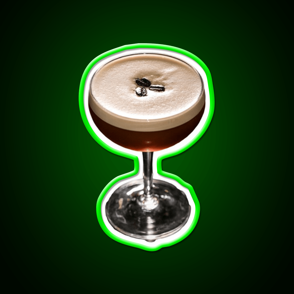 Espressomartini Cocktail Bar Decor Led Neon Sign Rgb Color - Shineneon