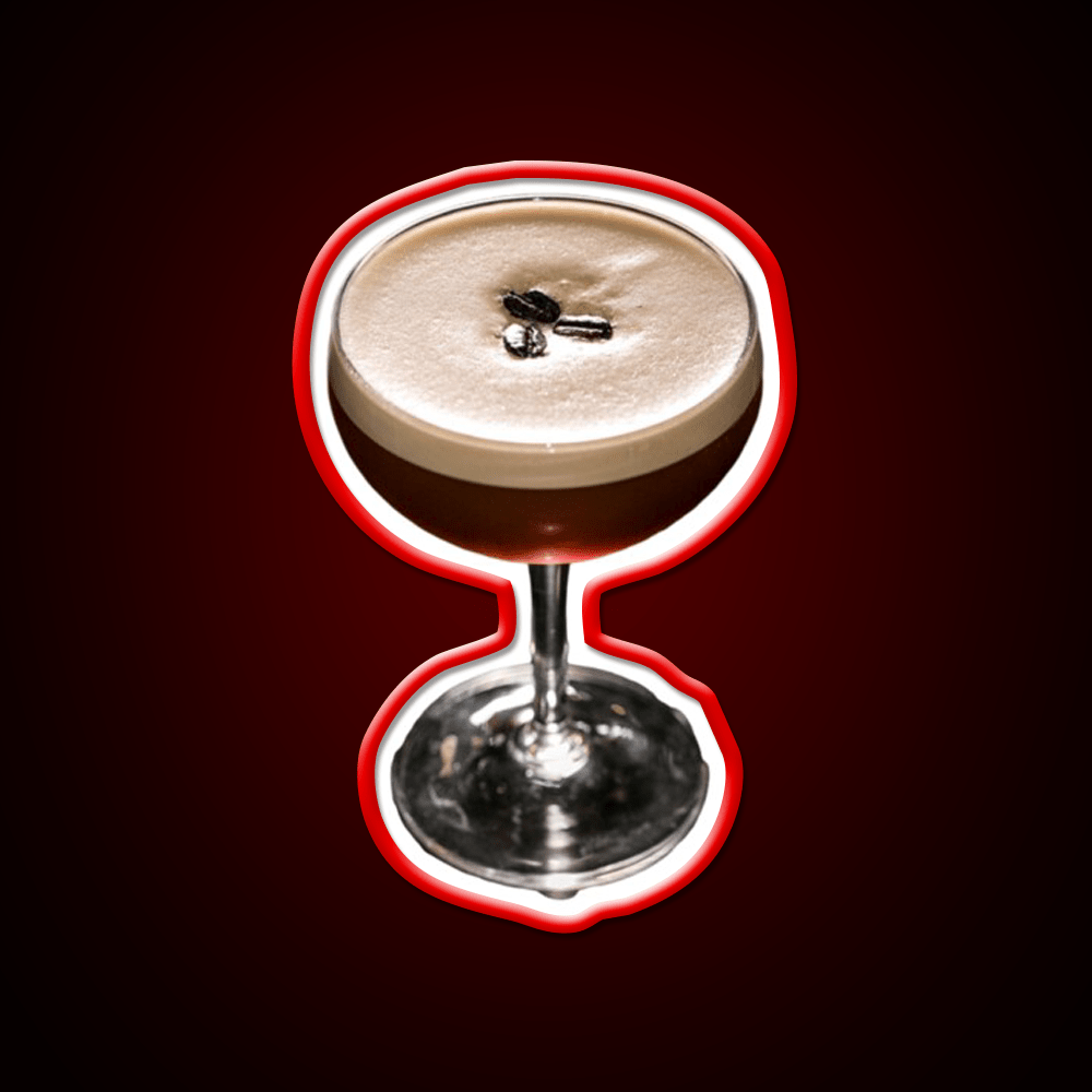 Espressomartini Cocktail Bar Decor Led Neon Sign Rgb Color - Shineneon