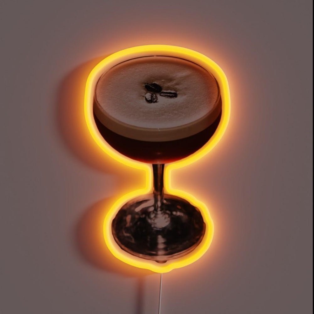 Espressomartini Rgb Led Neon Sign Restaurant Wall Art - Shineneon