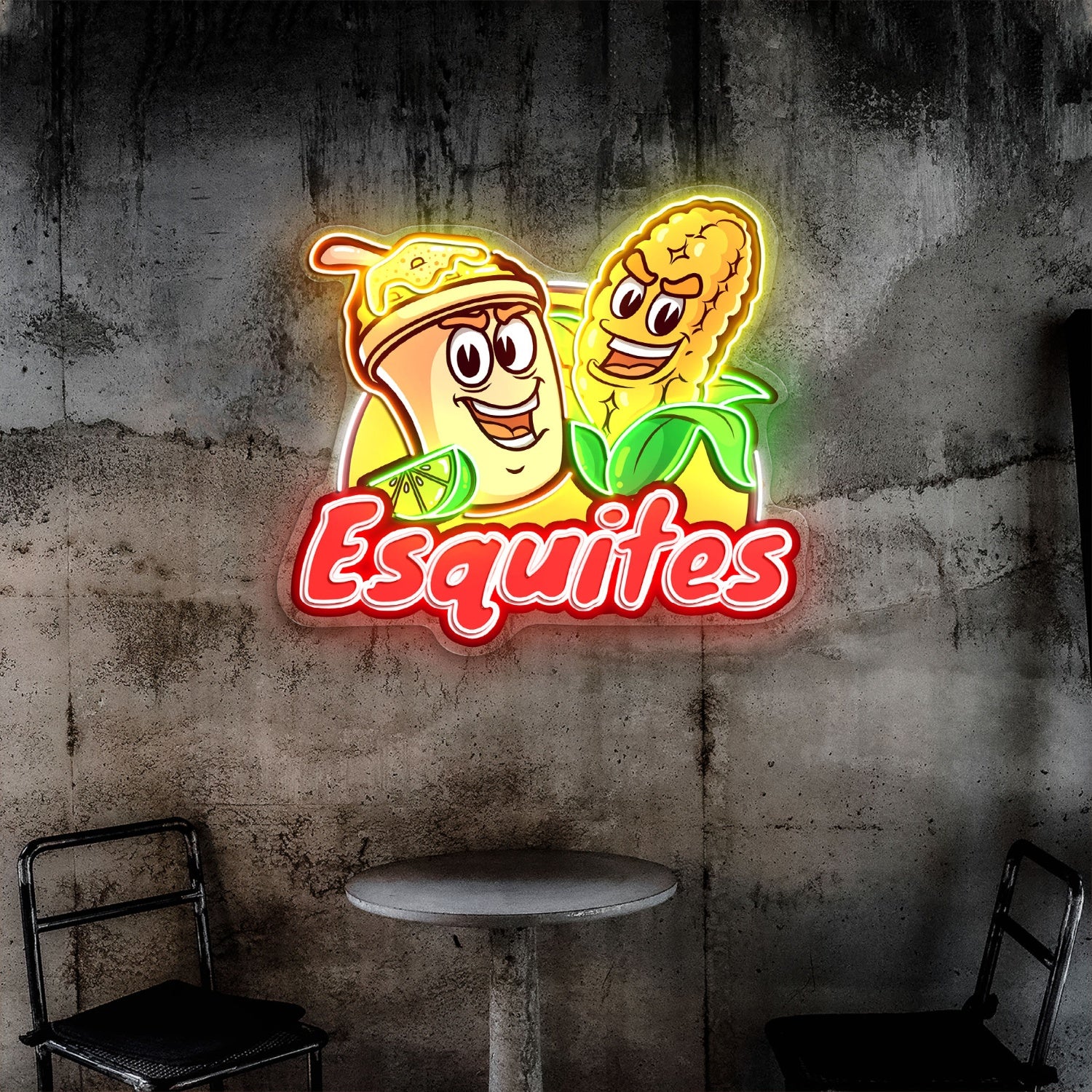 Esquites Acrylic Led Neon Sign Mexico Esquites LED Sign | Shineneon