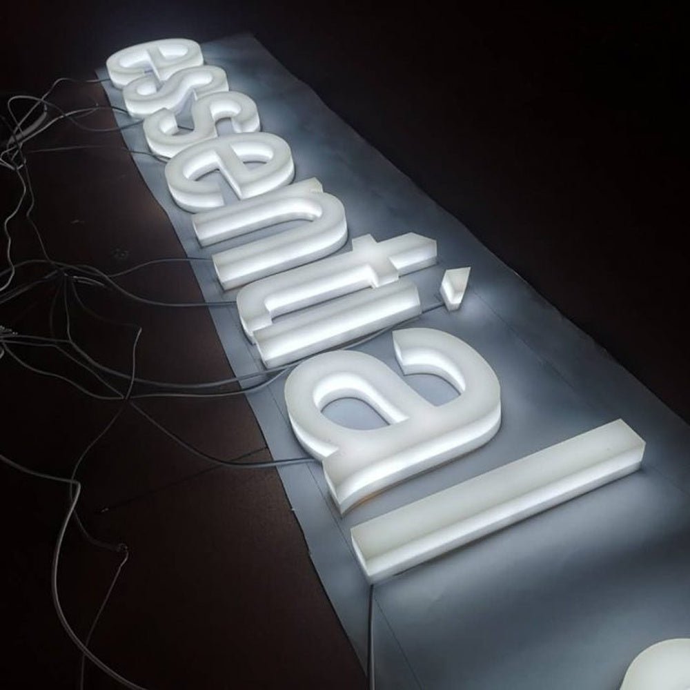Essential 3D Frontlit And Backlit Channel Letter Led Light Sign - Shineneon