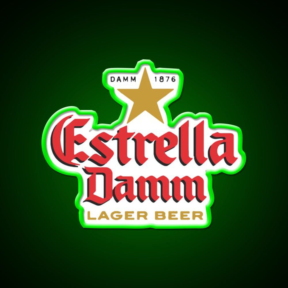 Estrella Damm Cocktail Bar Decor Led Neon Sign Rgb Color - LED neon sign view 8