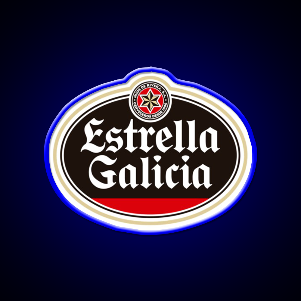 Estrella Galicia Beer Spain Beer Bar Decor Led Neon Sign Rgb Color - LED neon sign view 5
