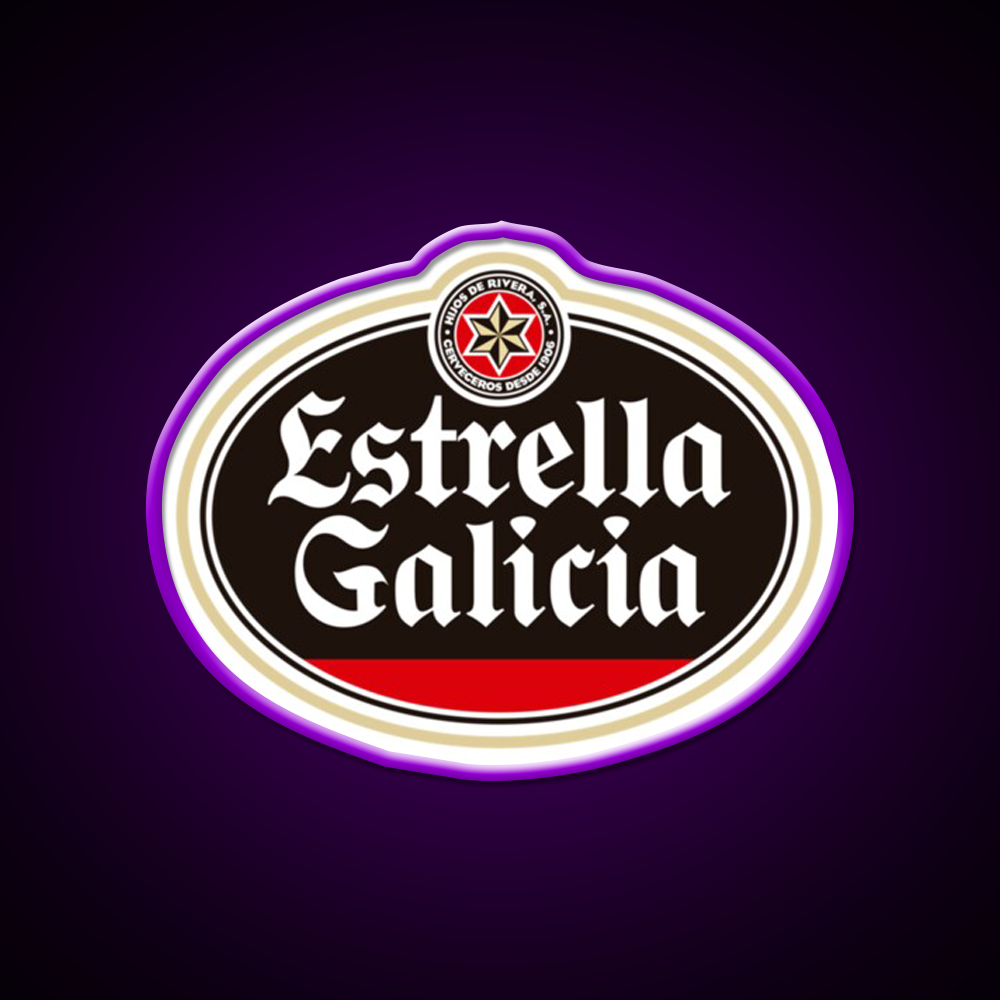 Estrella Galicia Beer Spain Beer Bar Decor Led Neon Sign Rgb Color - LED neon sign view 9