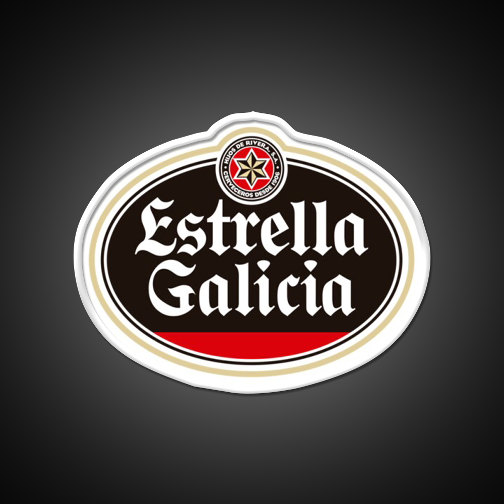 Estrella Galicia Beer Spain Beer Bar Decor Led Neon Sign Rgb Color
