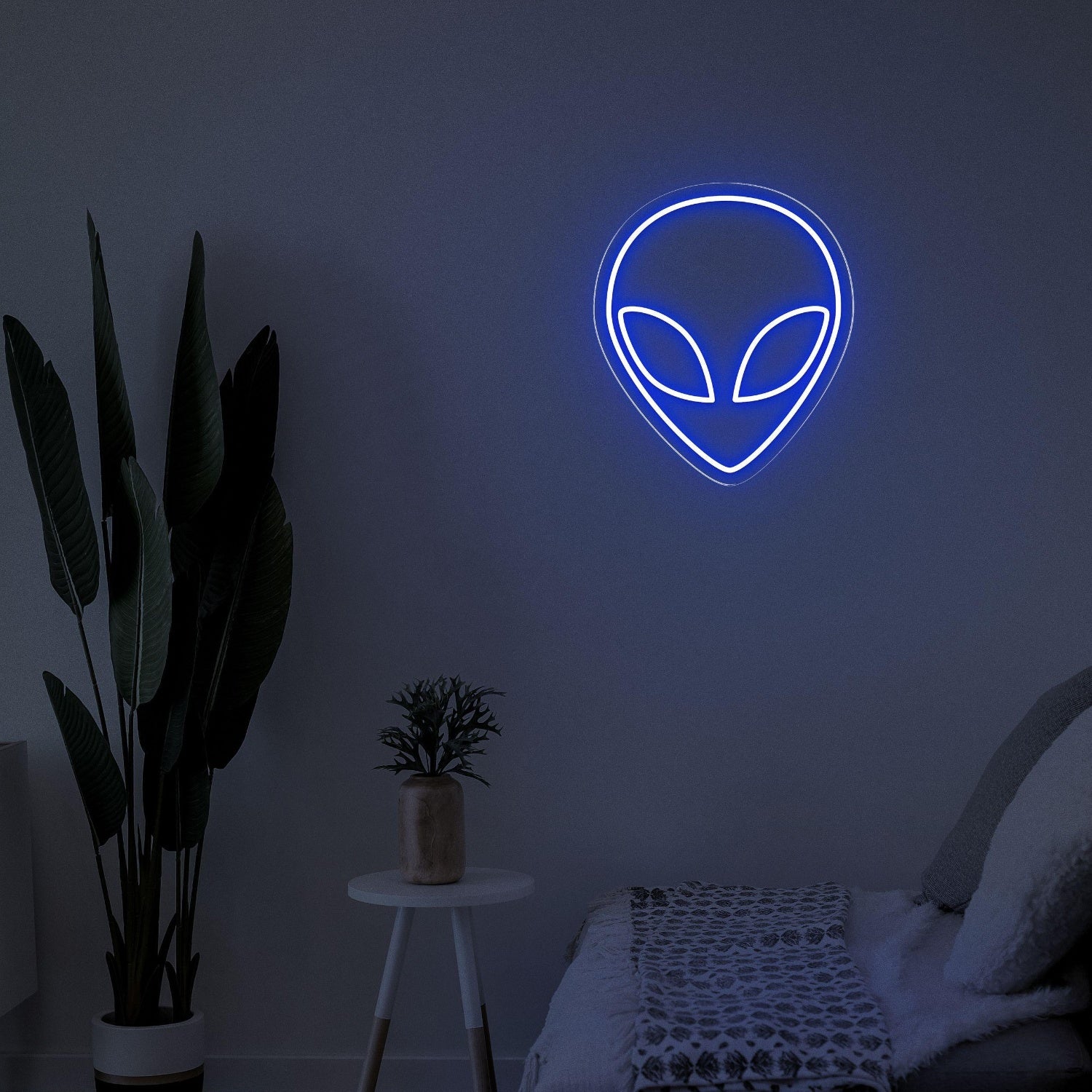 Et Alien Head Green Led Neon Sign For Home Decor Sci-Fi Theme | Shineneon