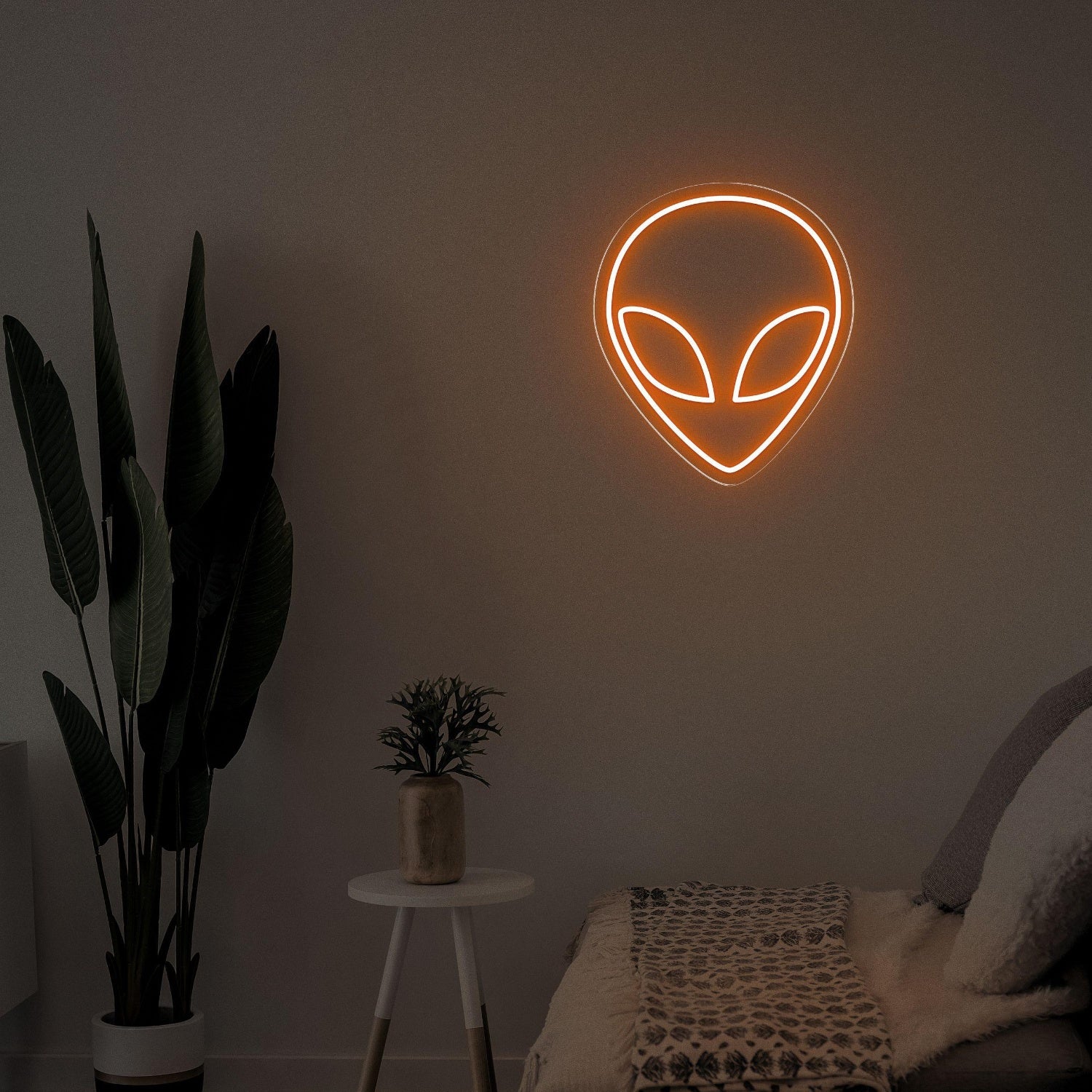 Et Alien Head Green Led Neon Sign For Home Decor Sci-Fi Theme | Shineneon