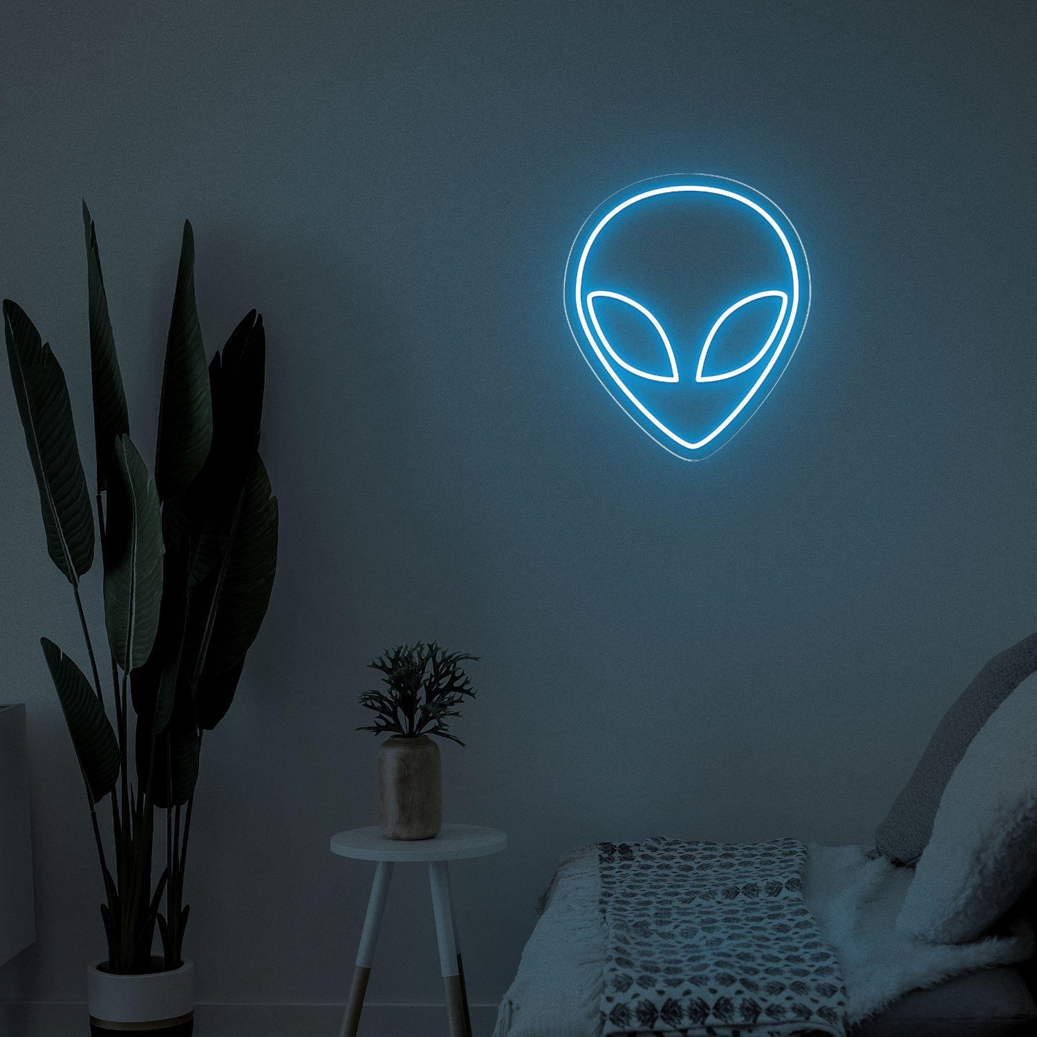 Et Alien Head Green Led Neon Sign For Home Decor Sci-Fi Theme | Shineneon
