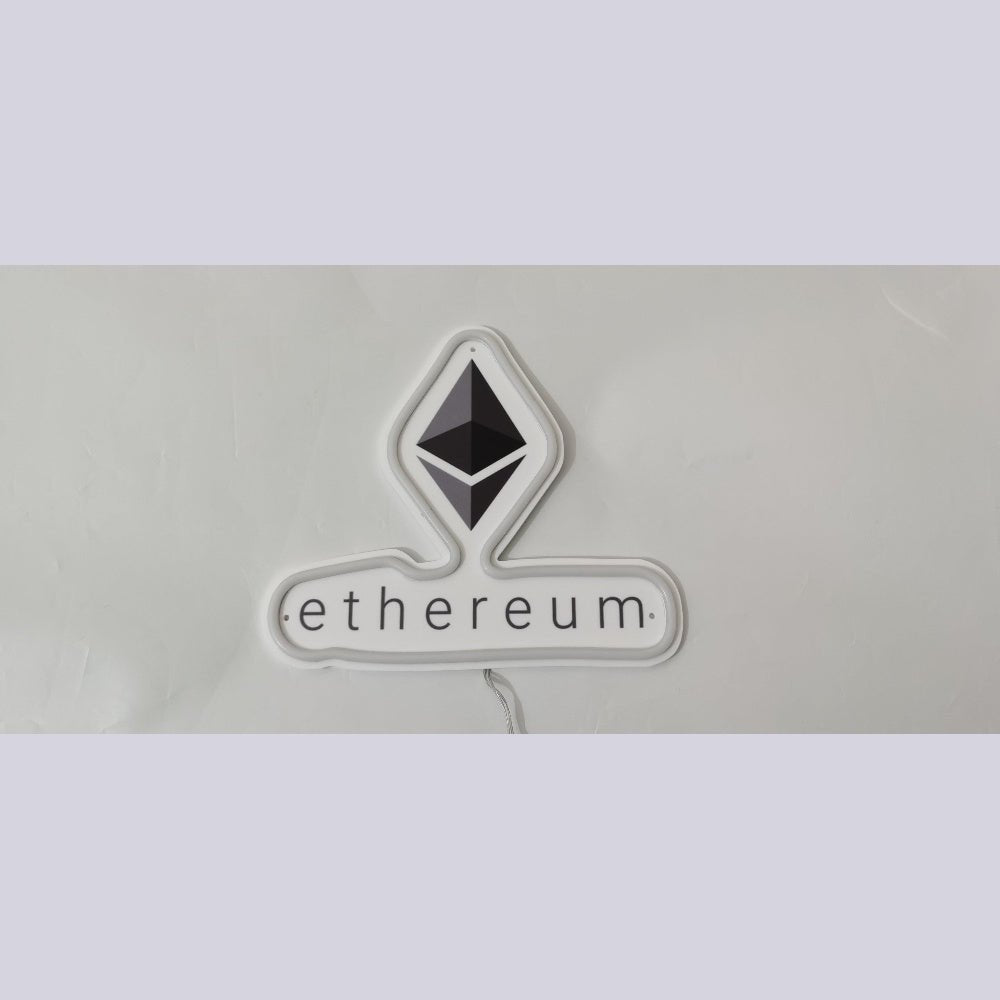 Ethereum Black Led Neon Sign - Shineneon