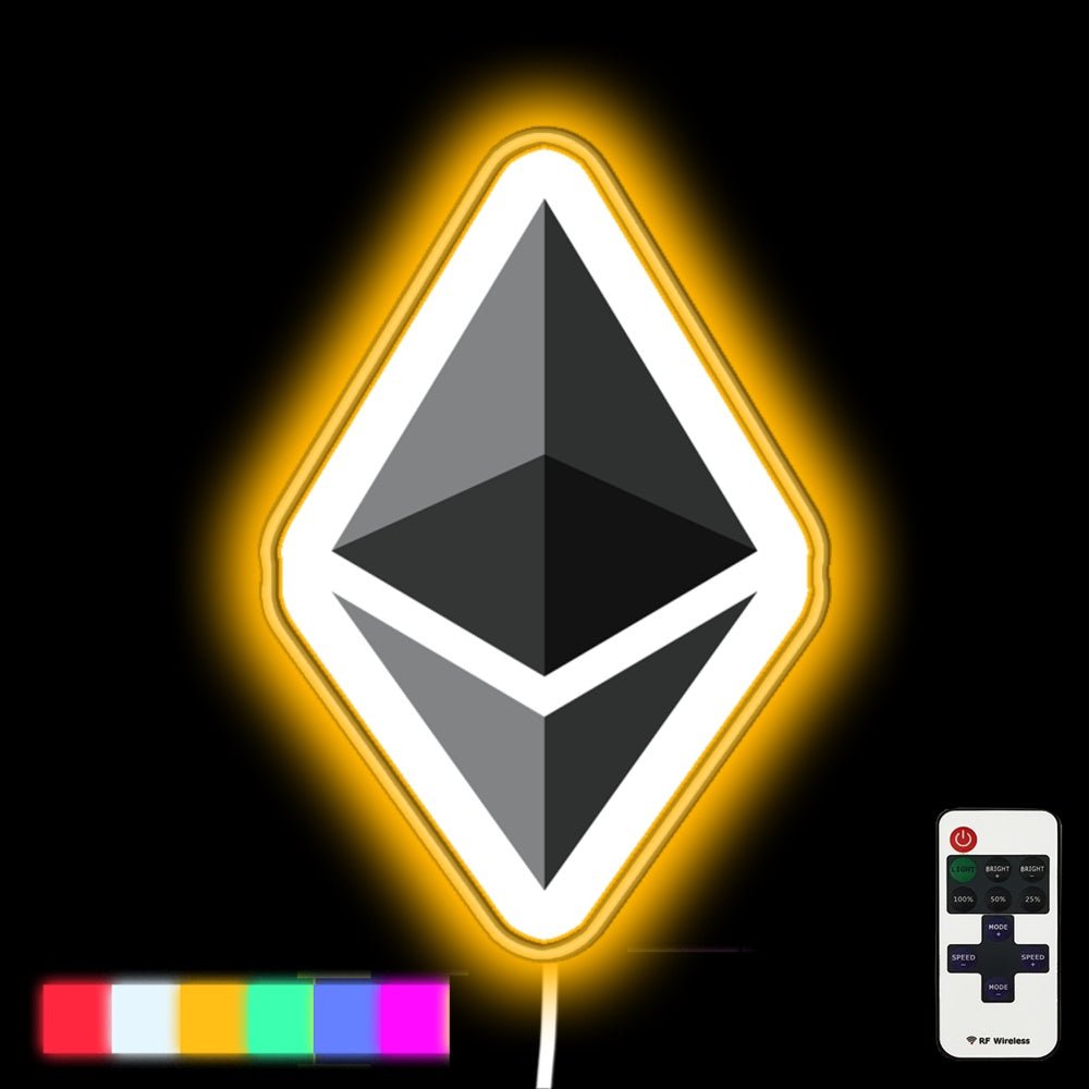 Ethereum Pocket Logo Led Neon Sign - Shineneon