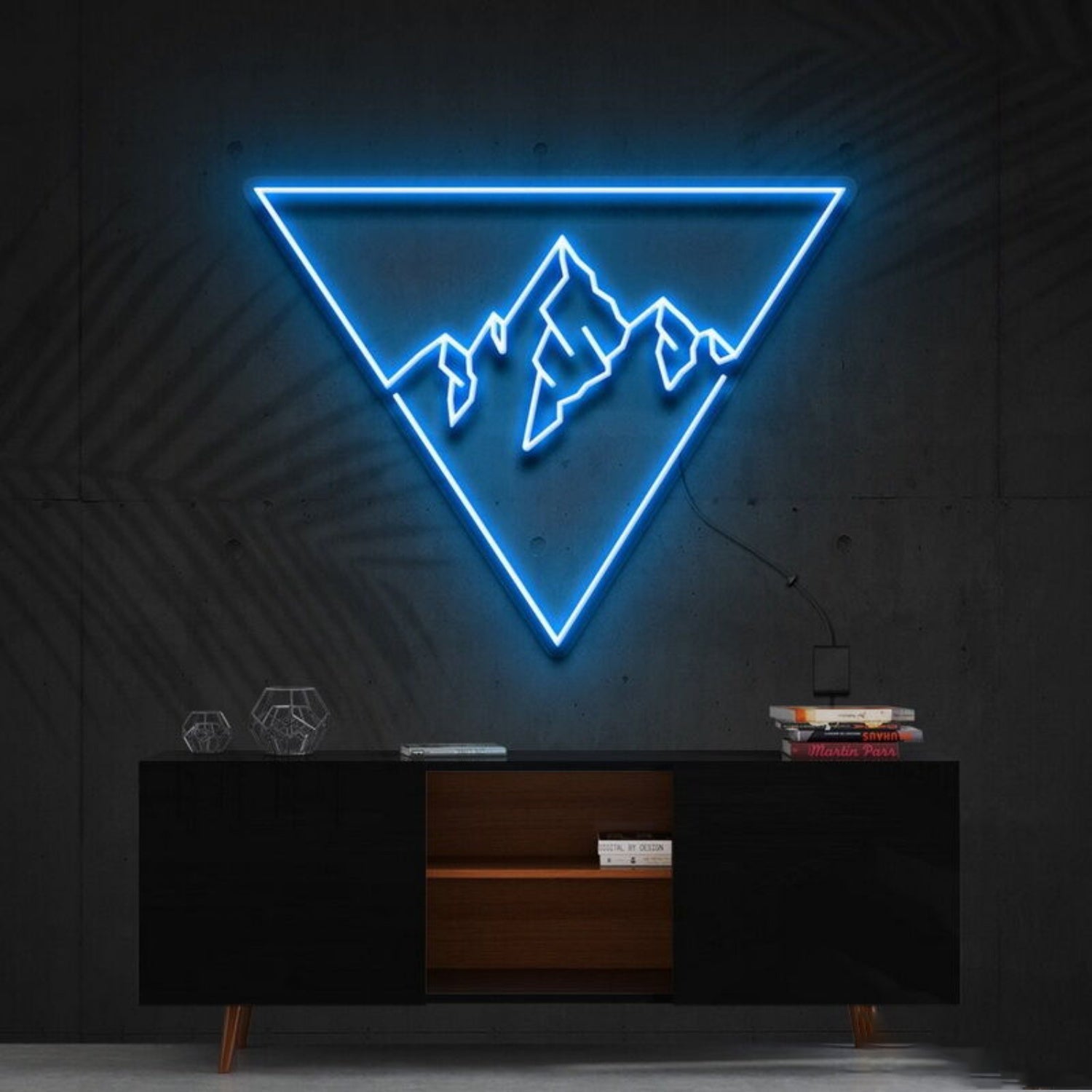 Everest Triangle Led Neon Sign For Nature And Adventure Lovers - Shineneon