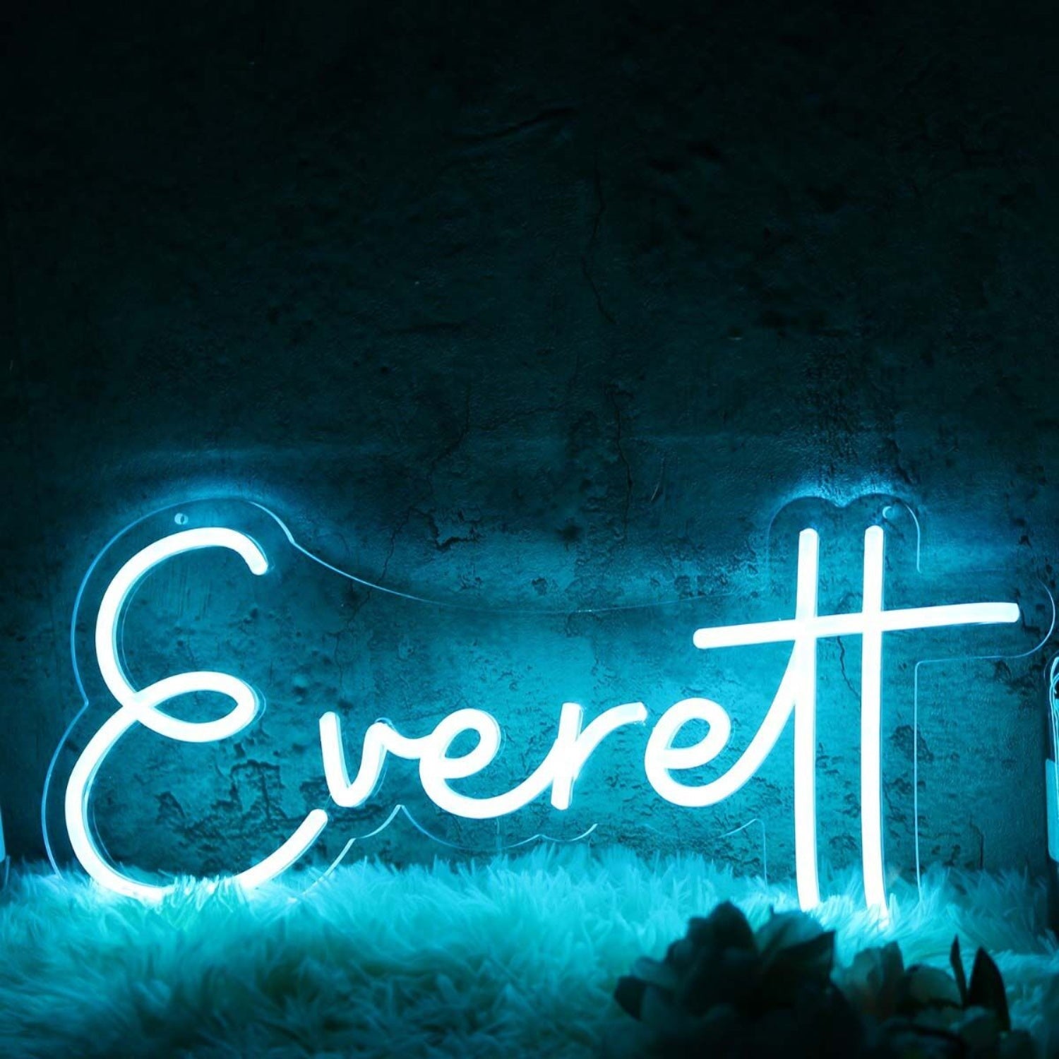 Everett Blue Name Led Neon Sign - Shineneon