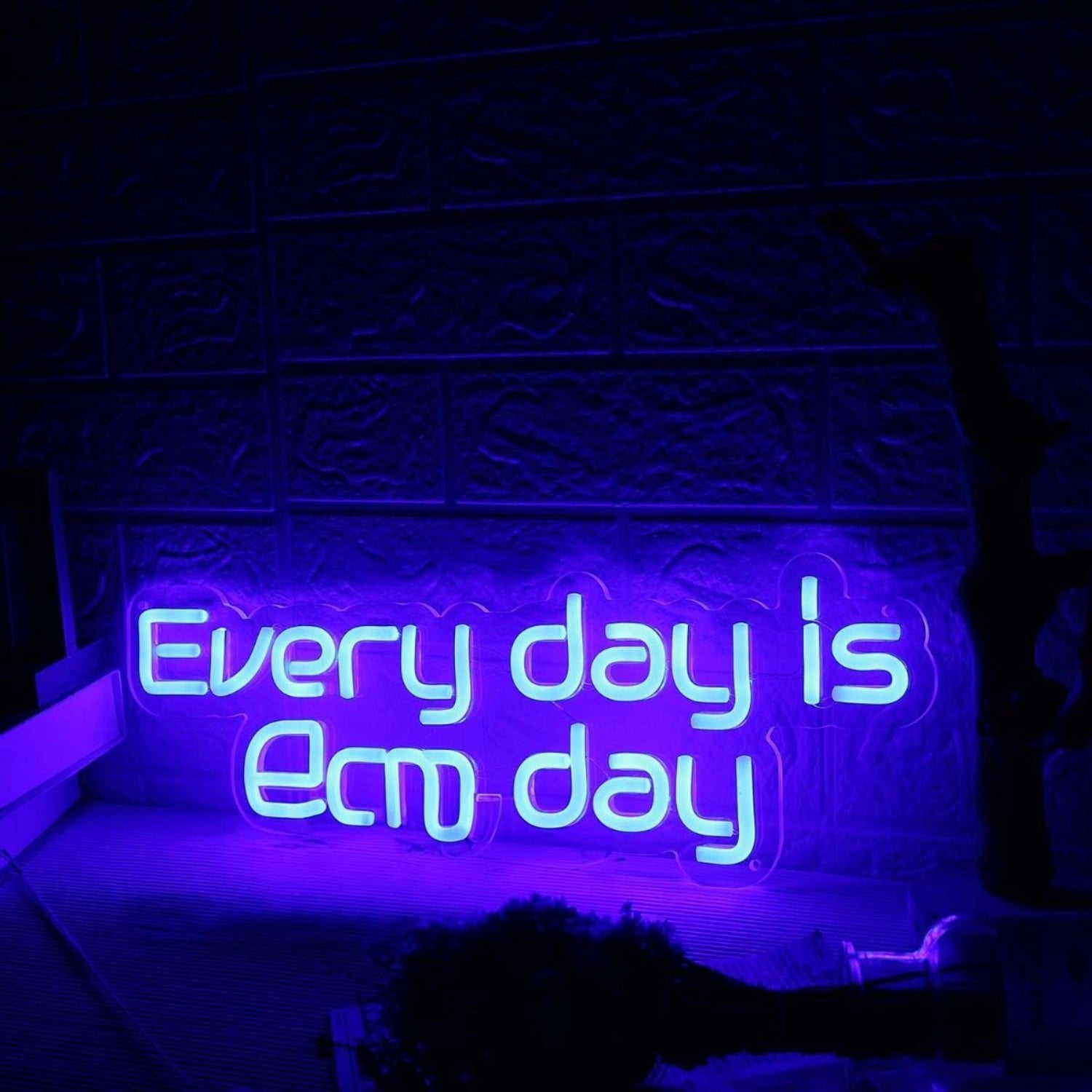 Every Day Is Arm Day Blue Led Neon Sign - Shineneon