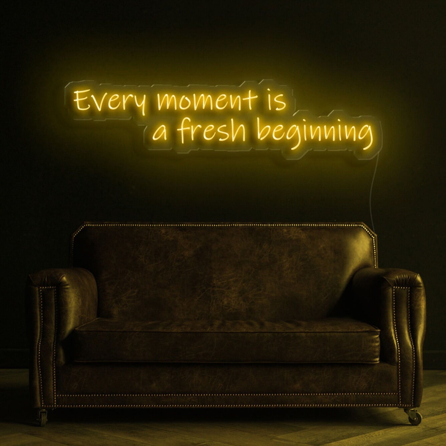 Every Moment Is A Fresh Beginning Led Neon Sign | Shineneon